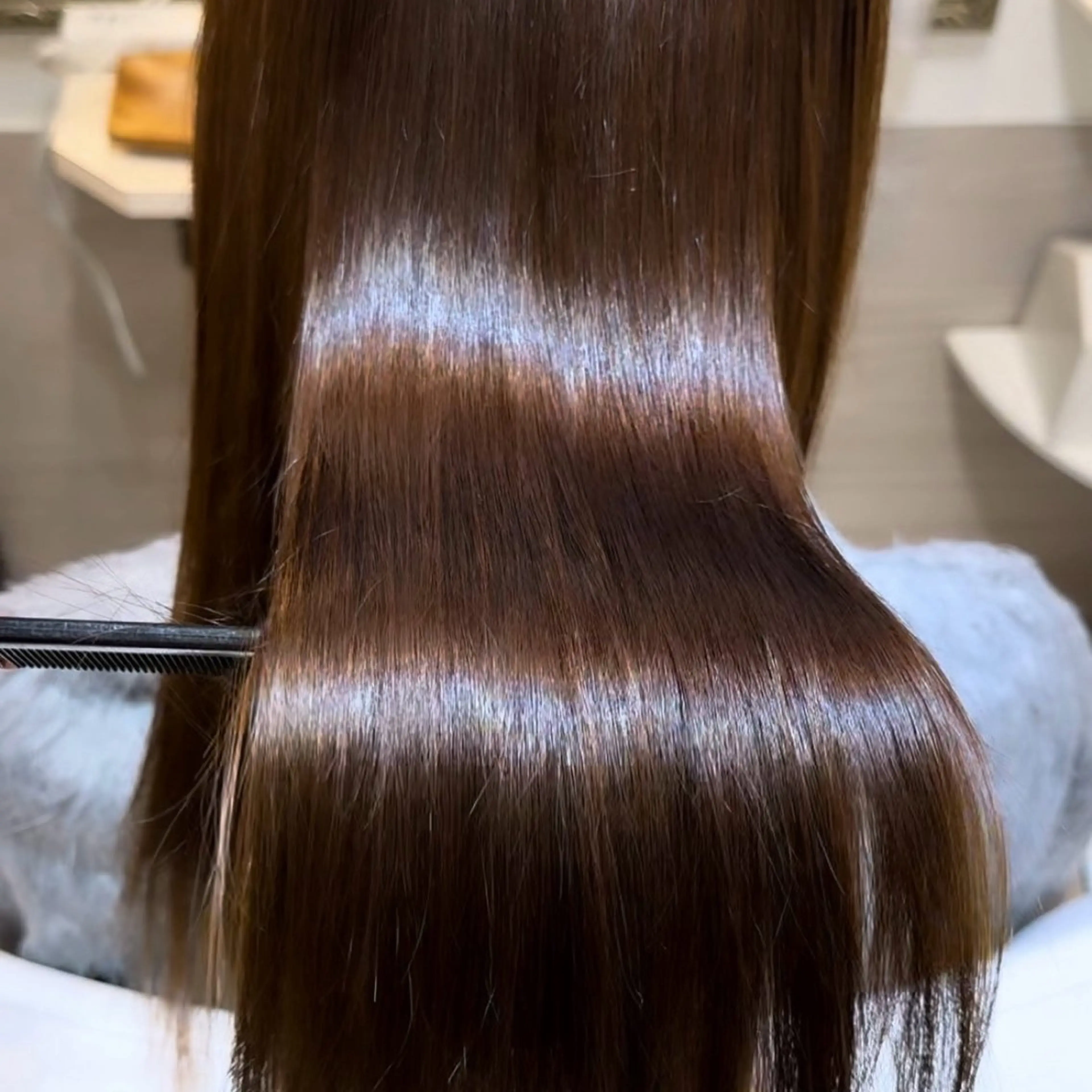 カット 縮毛矯正 トリートメント 似合わせhair /モガミユナ🎀のヘアスタイル