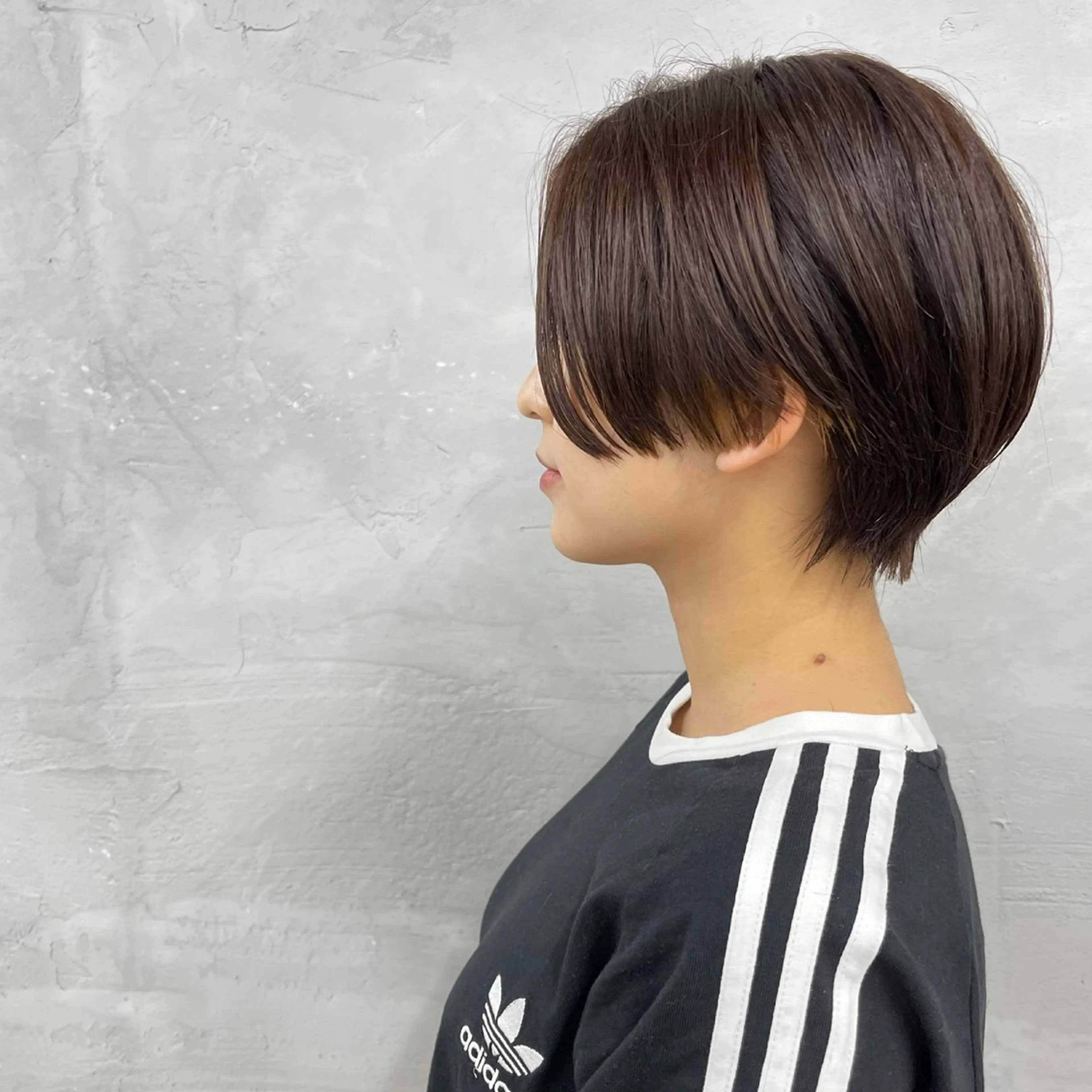 ショート カラー ハンサムショート ブラウンカラー ショートヘア カット ヘアカラー トリートメント 田畑 智規のヘアスタイル