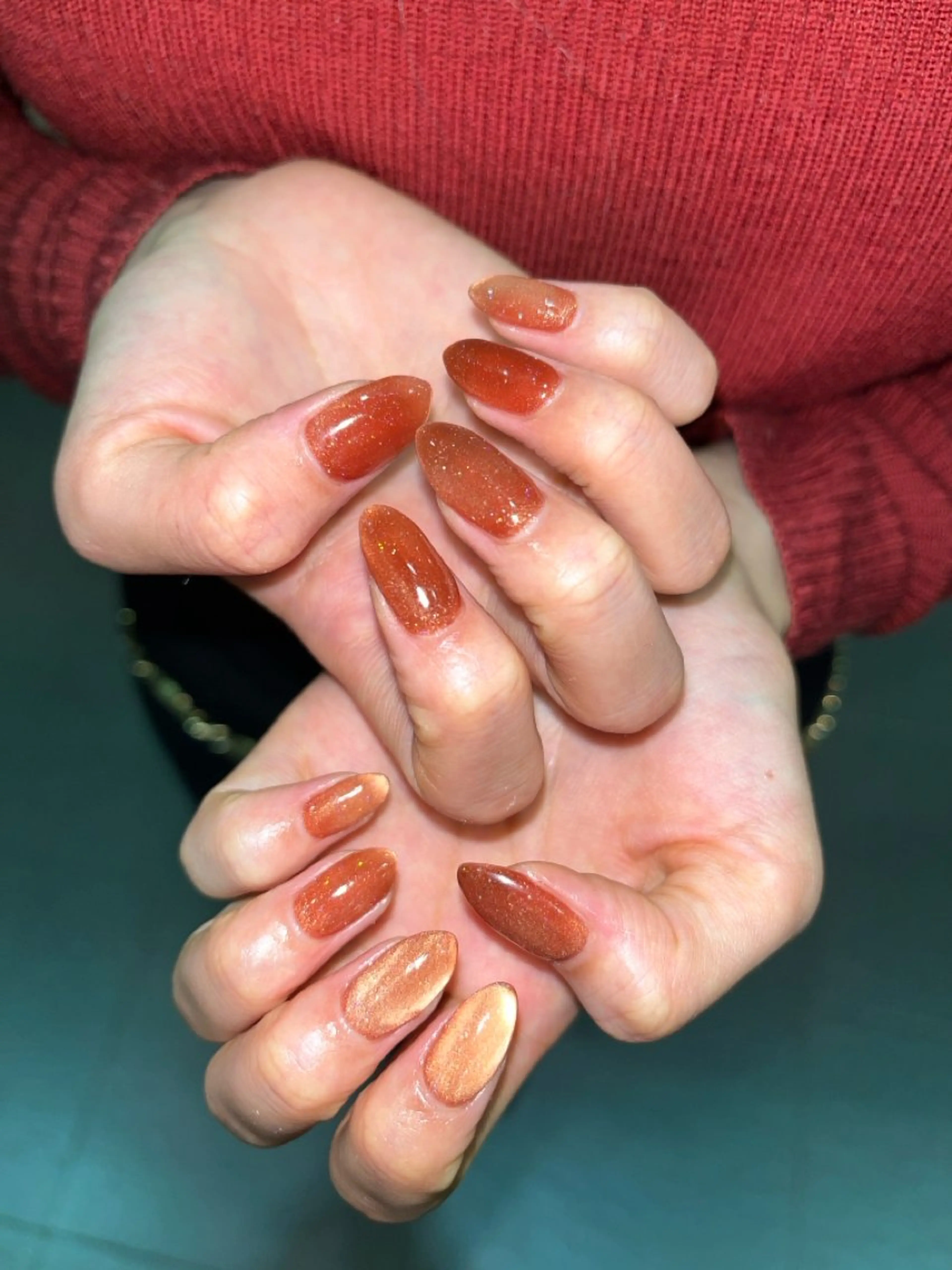 ネイル ハンドネイル waka❤️✨ レイヤーボブ/エクのヘアスタイル