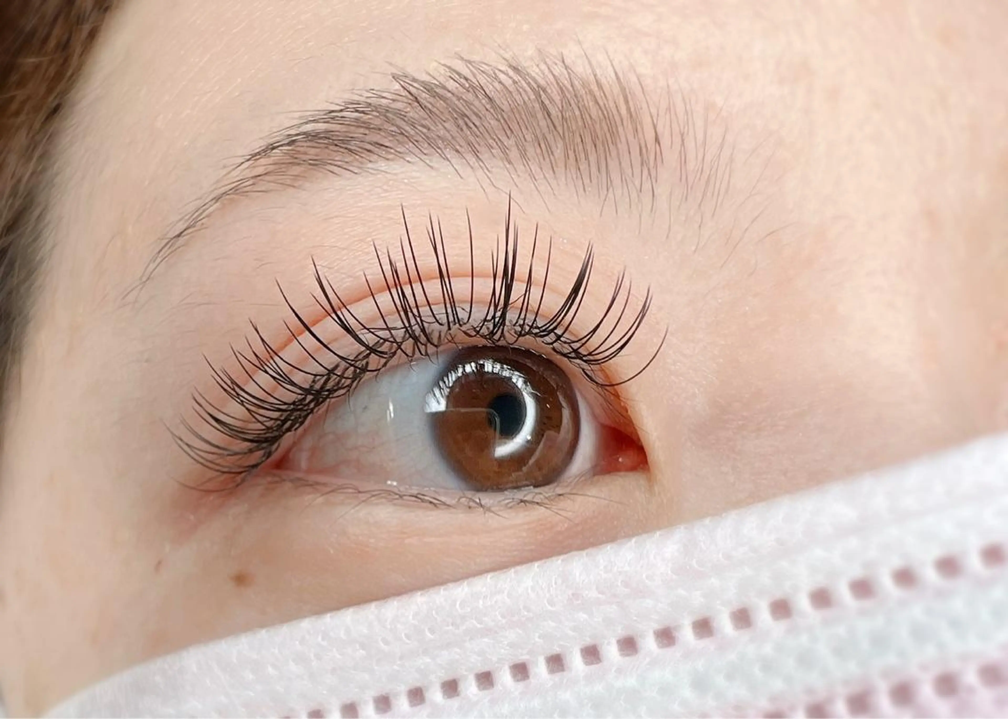 マツエク・マツパ Cカール フラットラッシュ マツエク LASHIQ南堀江 奥優美のマツエク・マツパデザイン