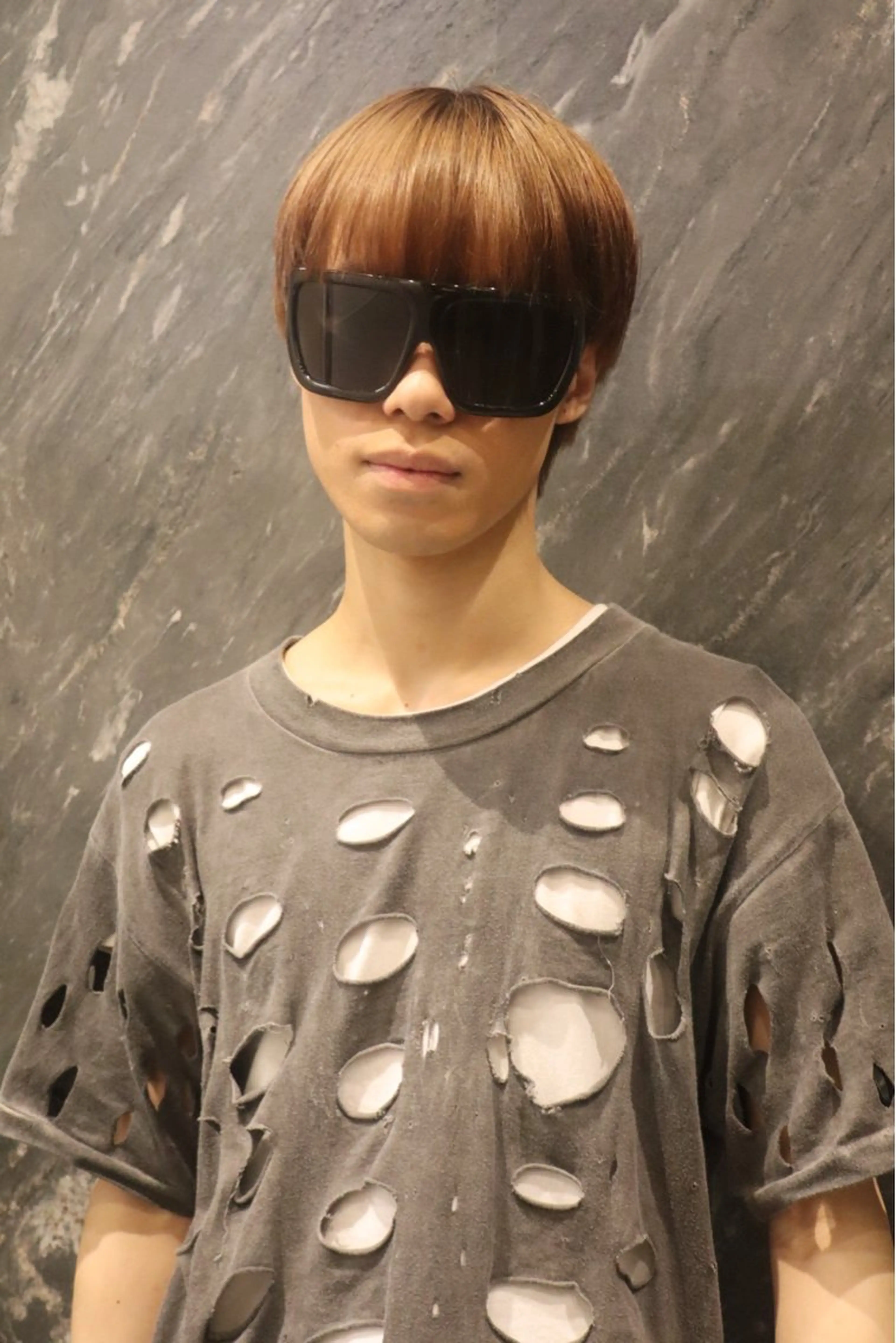 ショート メンズ レイヤーカット /ハイトーンchaoのヘアスタイル