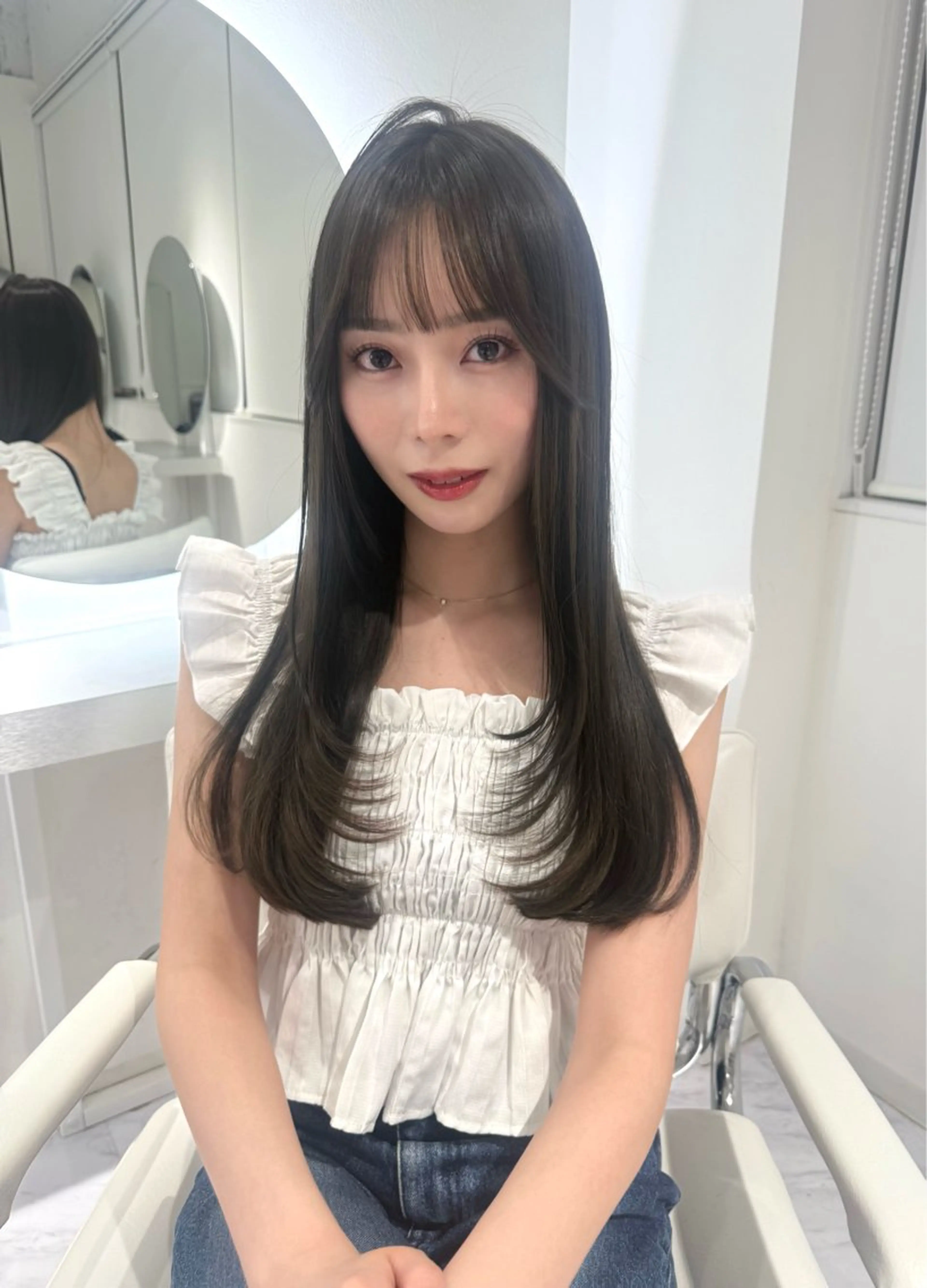 ロング ハイレイヤー レイヤーカット ローレイヤー レイヤーカット🫧 🎀Tomoka🎀のヘアスタイル