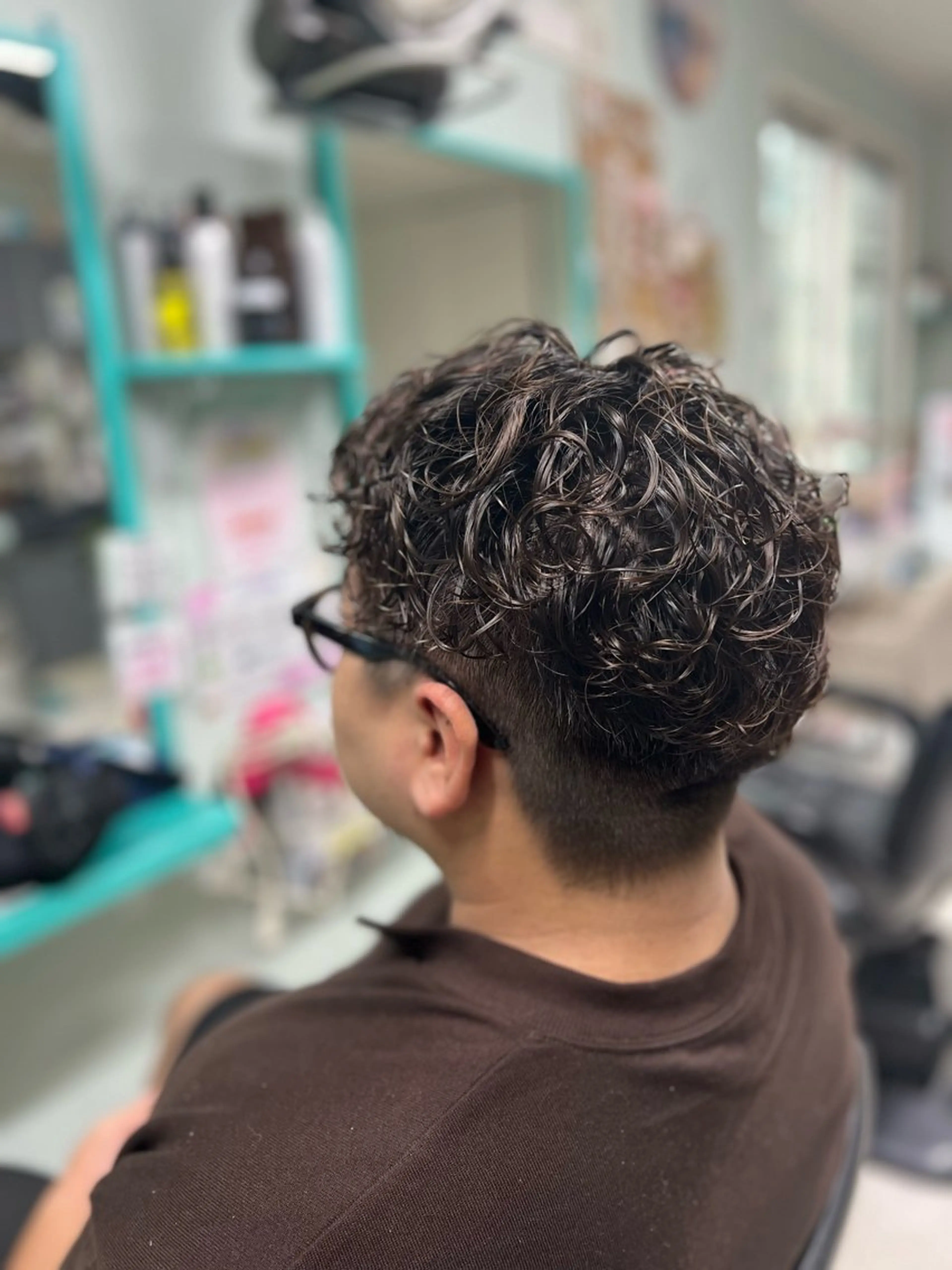 ショート パーマ メンズ メンズパーマ ビューティサロン 月麗(ルナ)のヘアスタイル