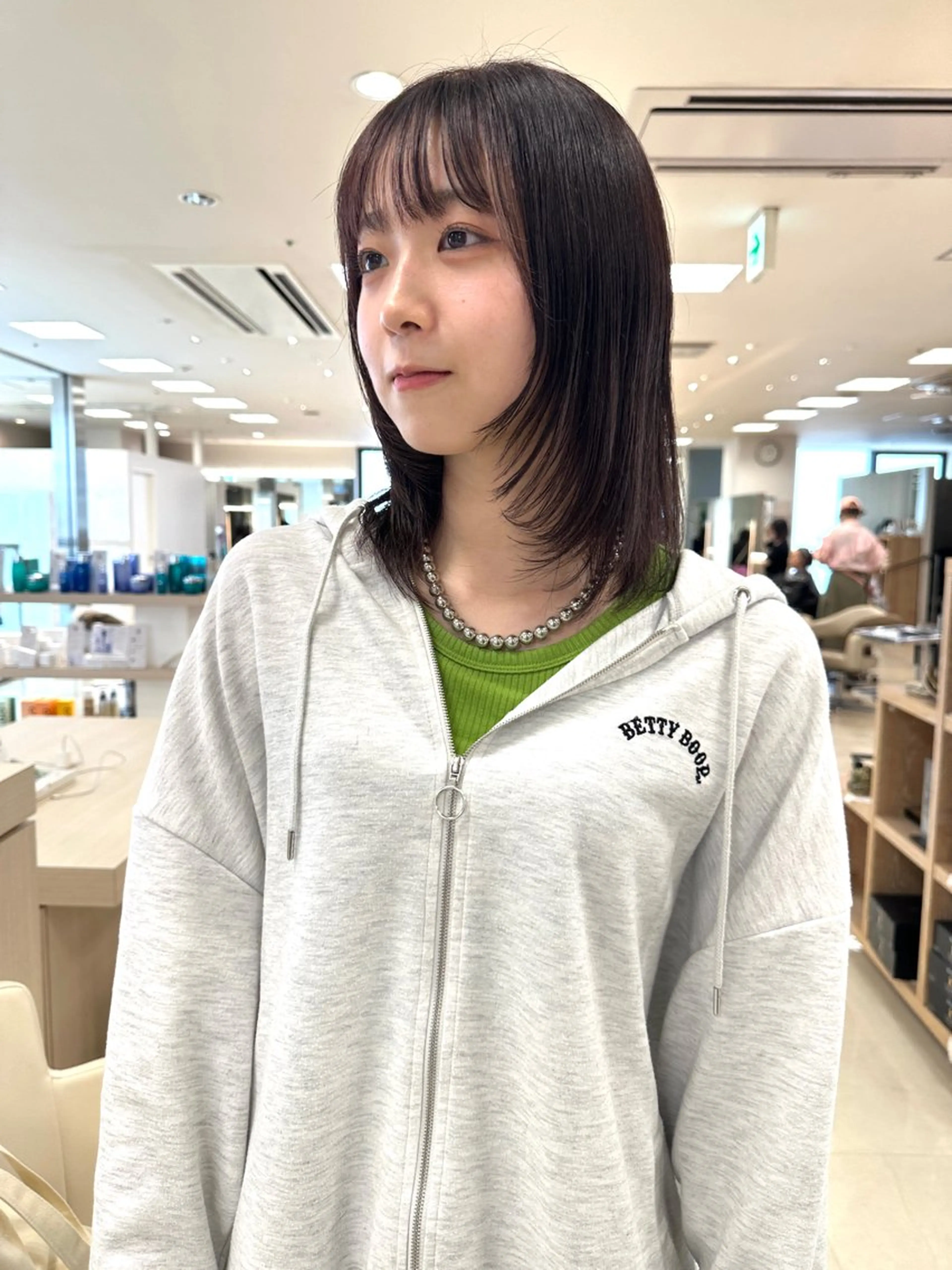 ミディアム カラー 髪質改善・縮毛矯正 年間1500名担当♪のヘアスタイル