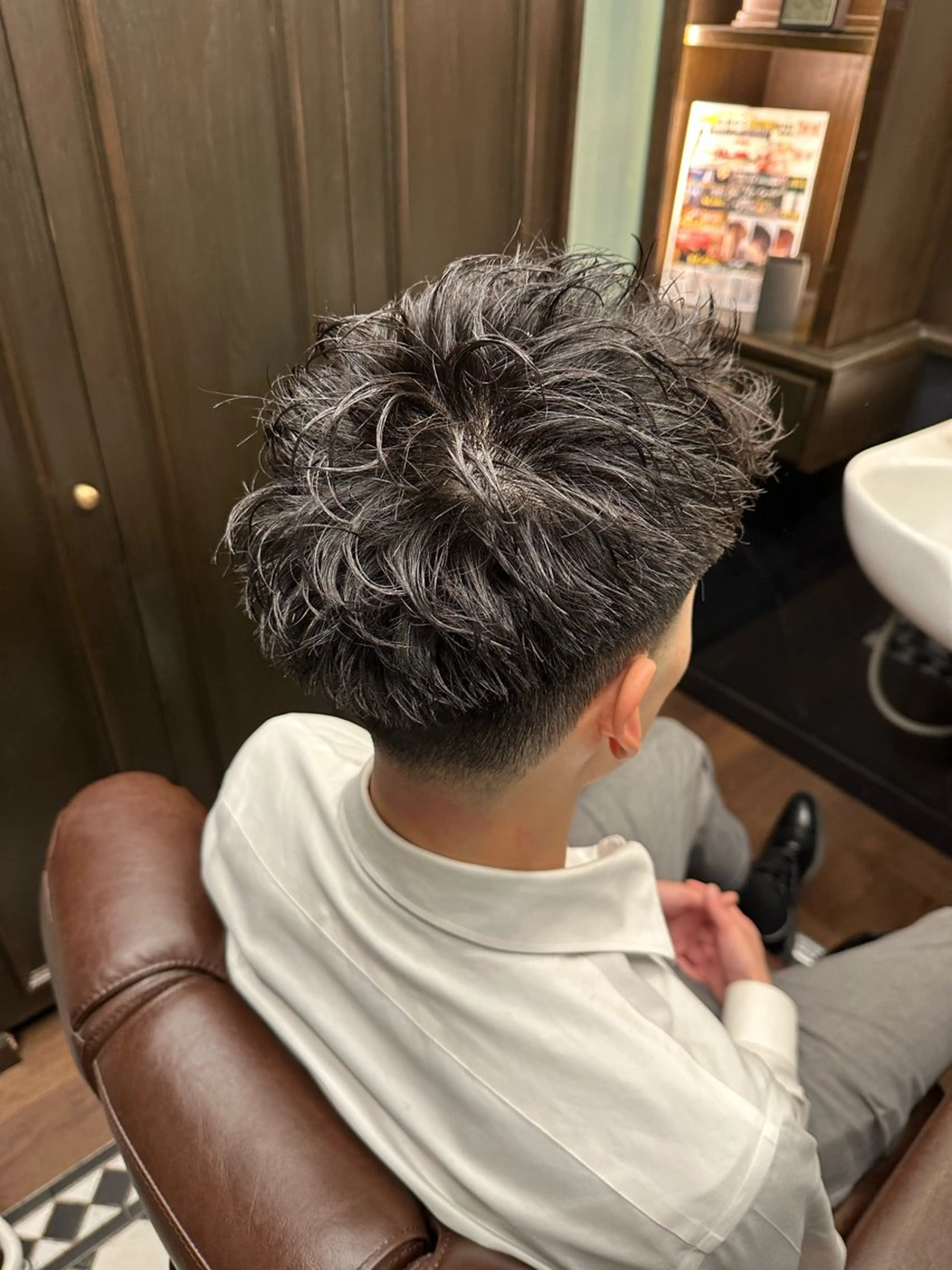 ショート メンズ フェードカット 菅原 大空のヘアスタイル