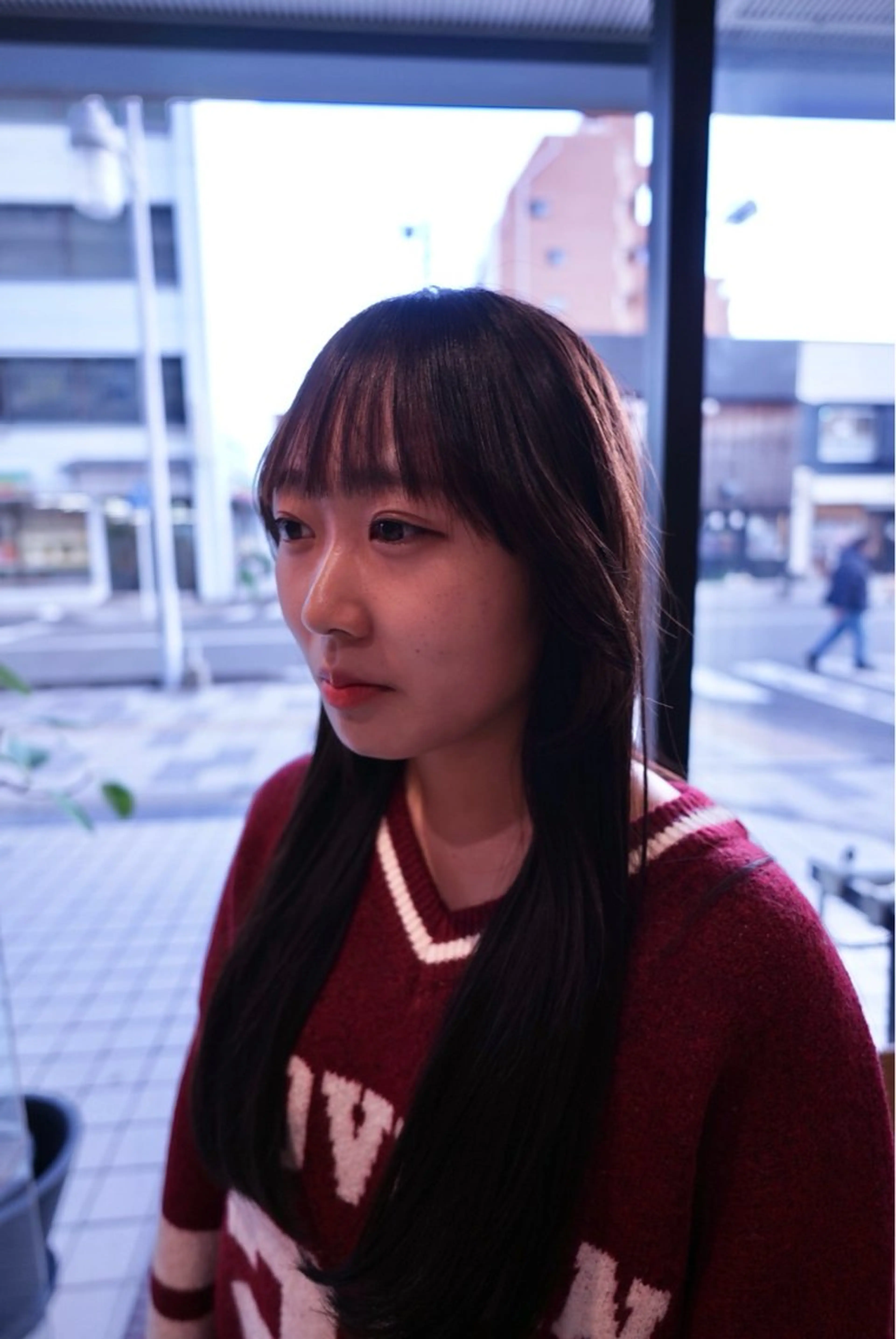 ロング カラー レイヤー/似合わせ/ yuan⟡.·のヘアスタイル