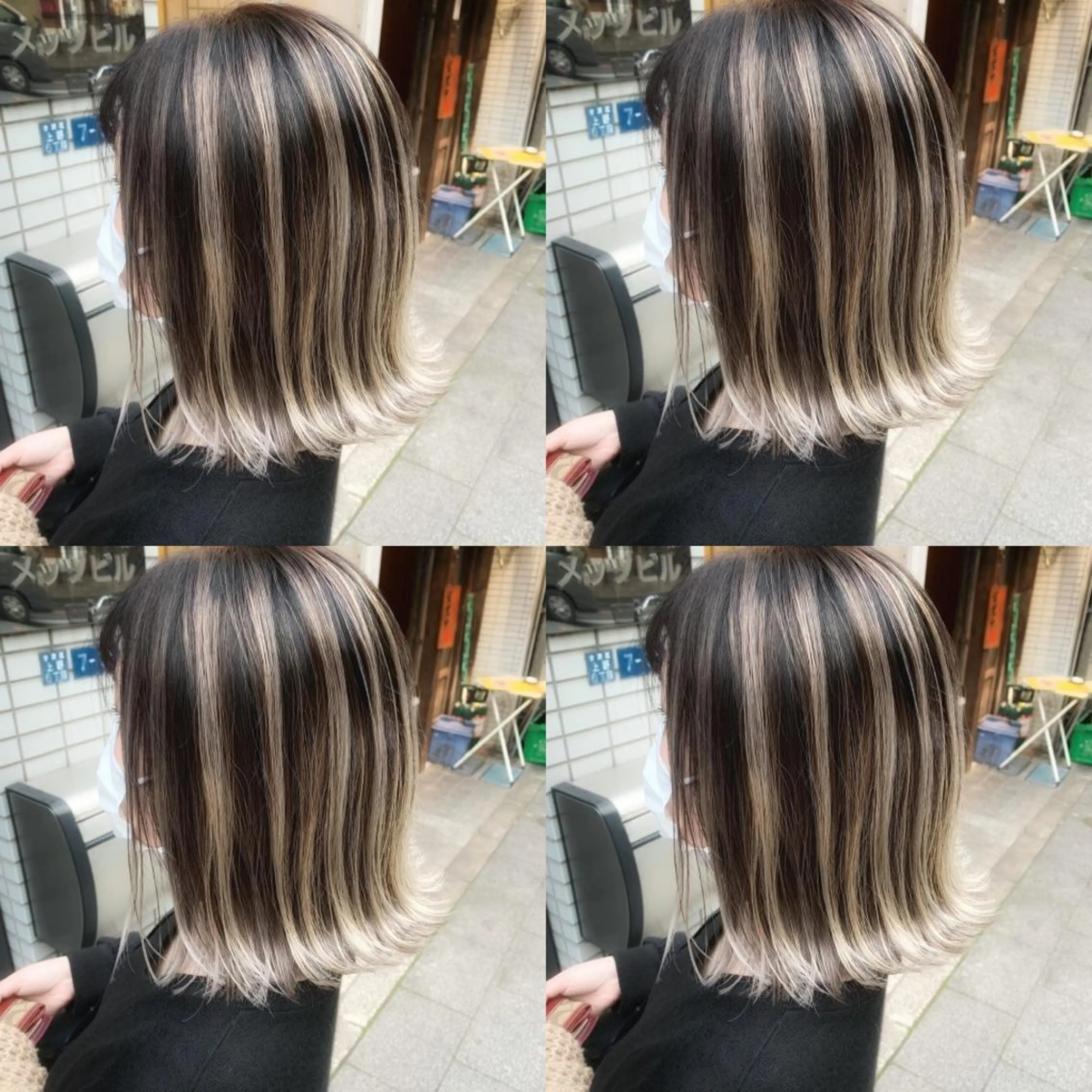 ミディアム レイヤーカット ✨髪質改善✖︎顔周り レイヤー✨ナカムラのヘアスタイル