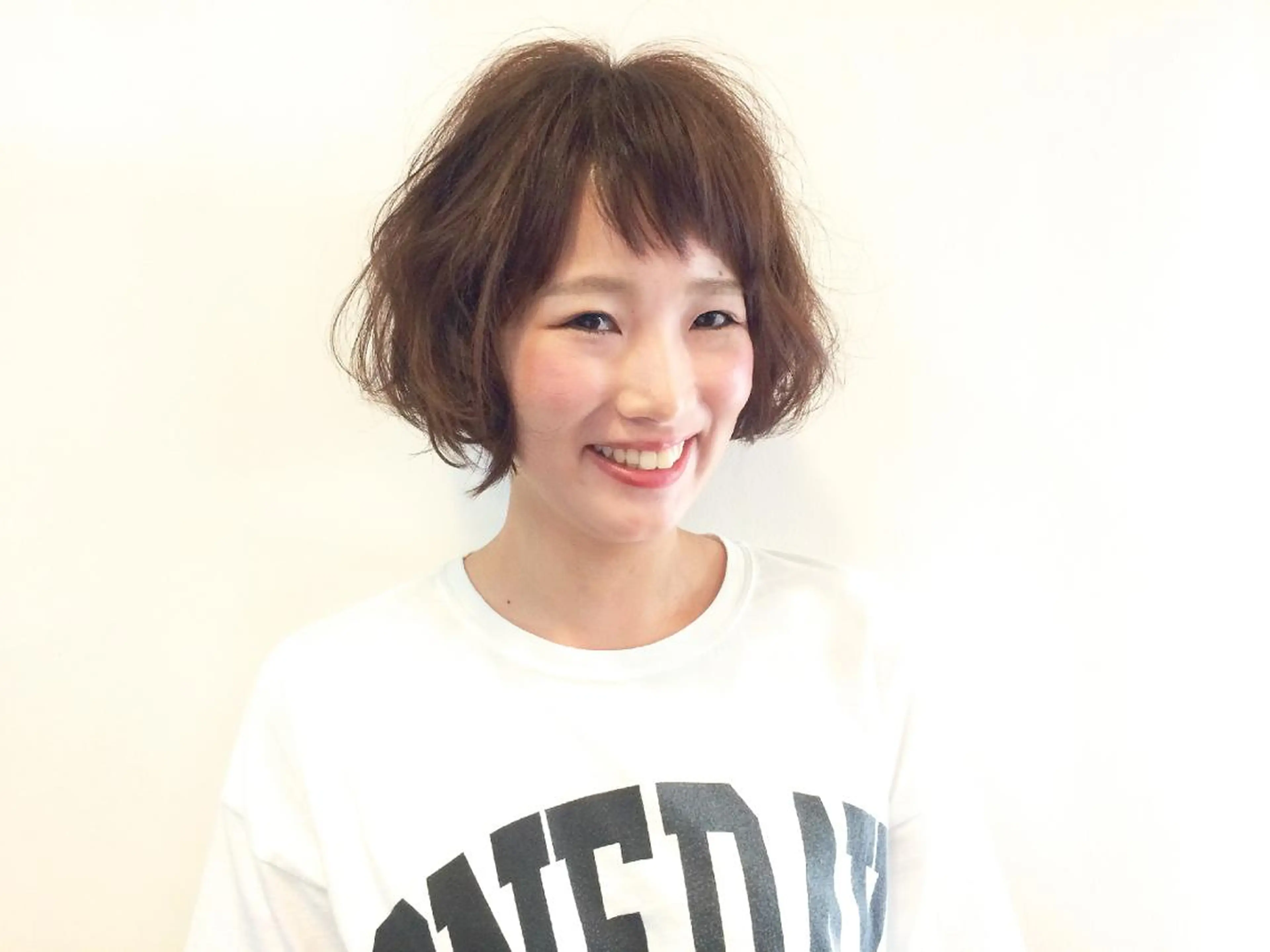 ショート 横井伴典　矢場町 メンズパーマ/カットのヘアスタイル