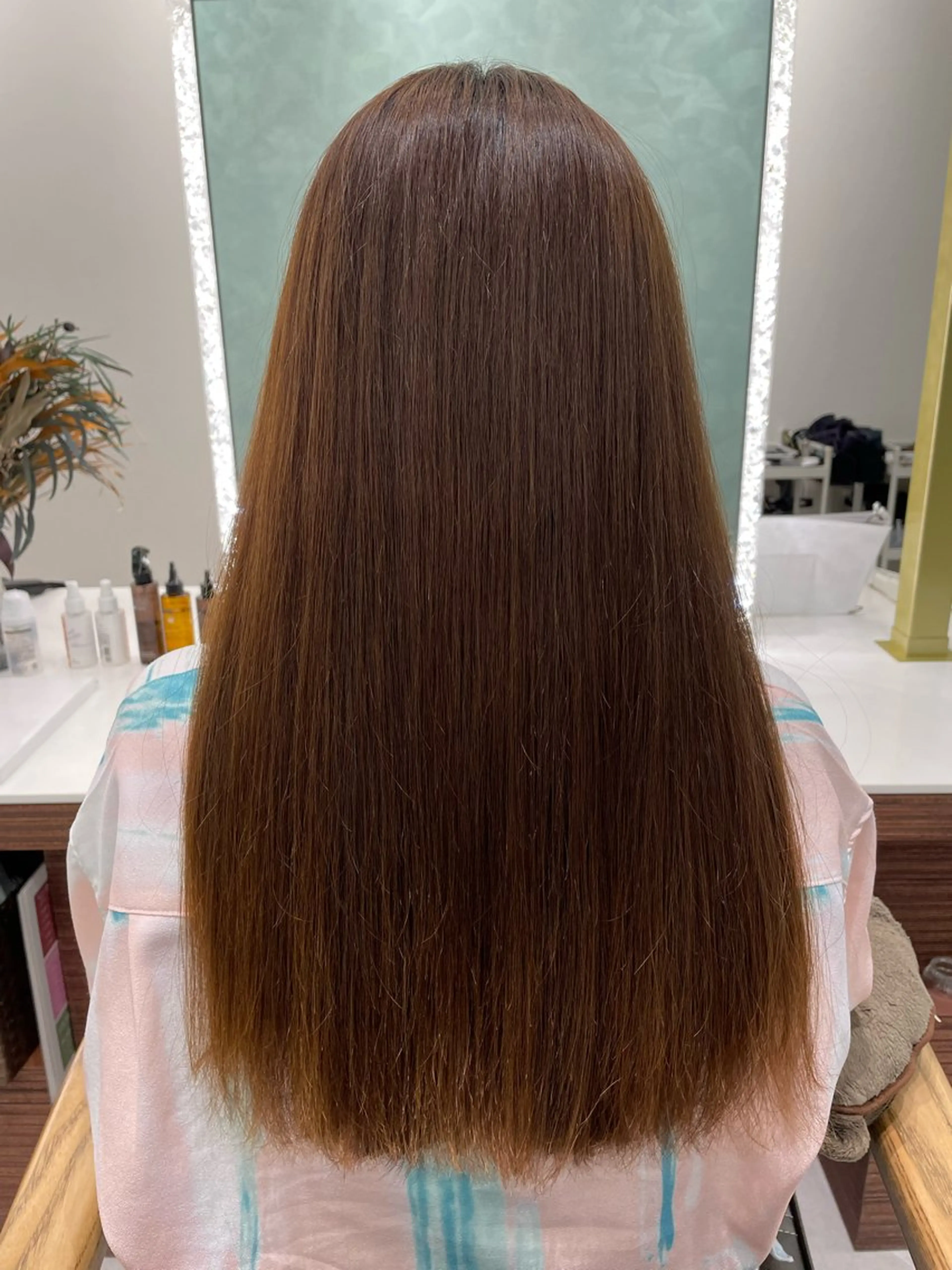 ロング カシータフロル所属・＊ロングモデル＊ 清水菜穂香のヘアスタイル