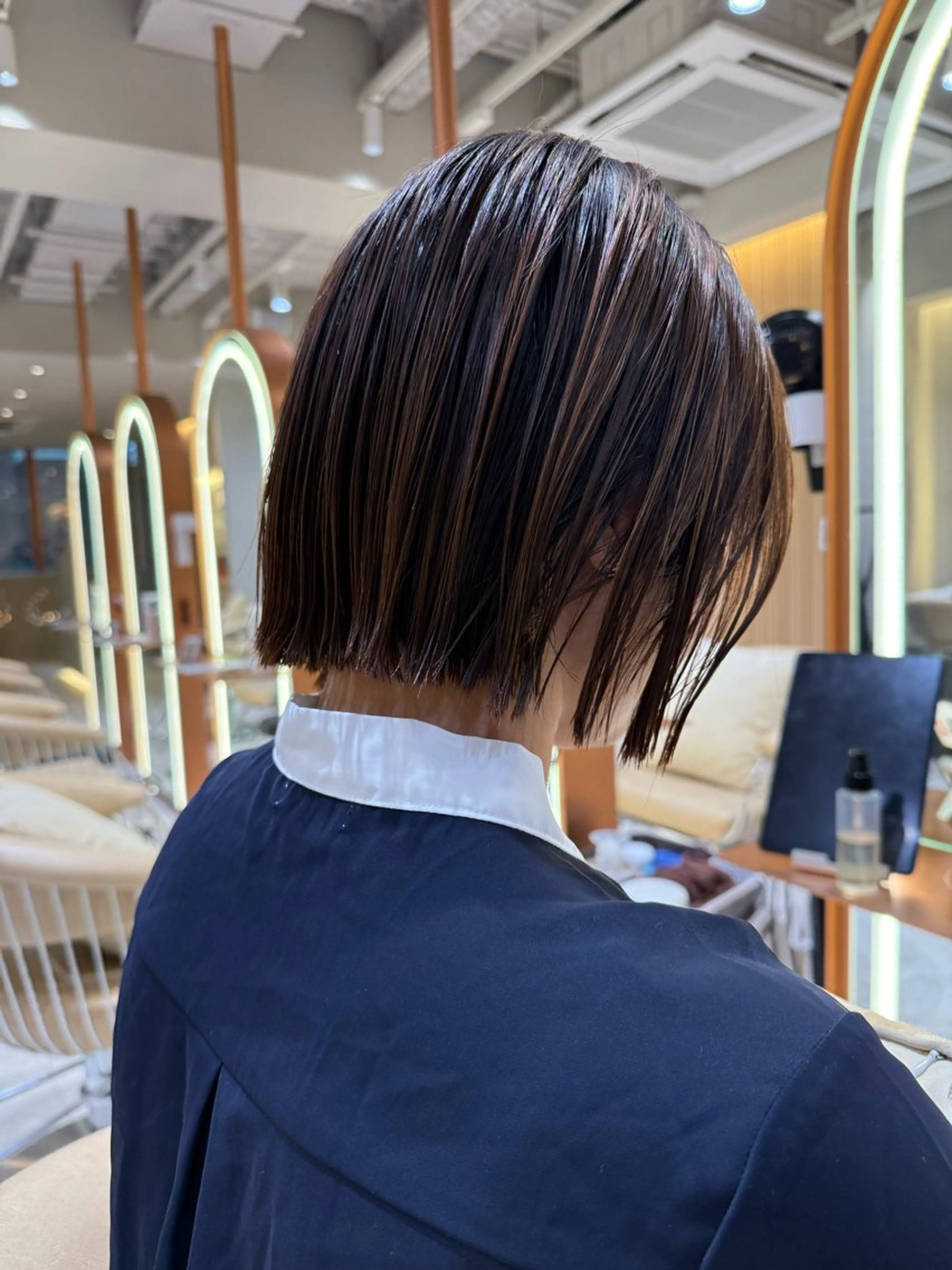 ショート ワンレンボブ ボブ sand Nagoya所属・石川 航のヘアスタイル