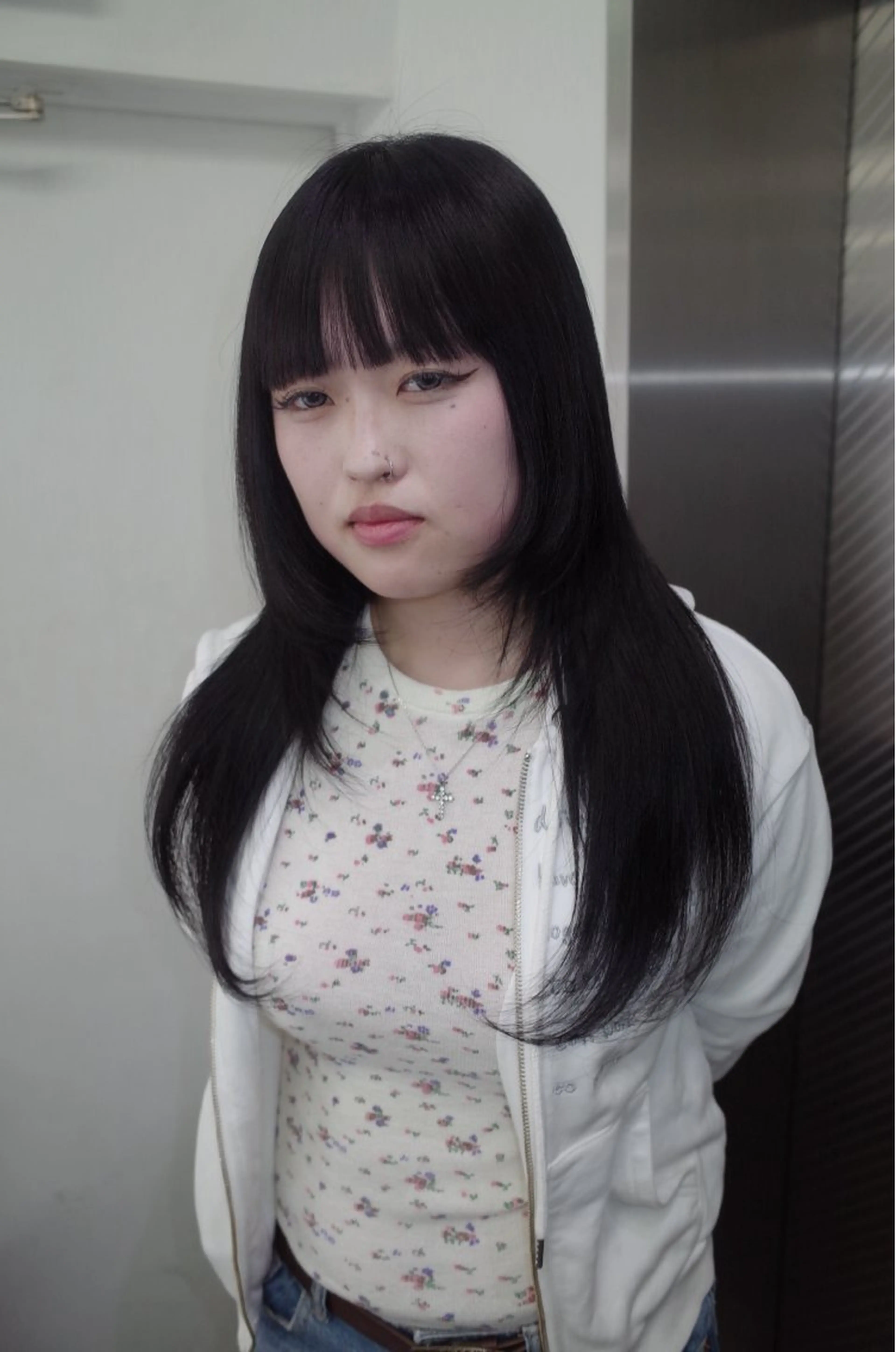 ロング カラー 透明感カラー ヘアカラー トリートメント Momoka🪷 /ハイトーンのヘアスタイル