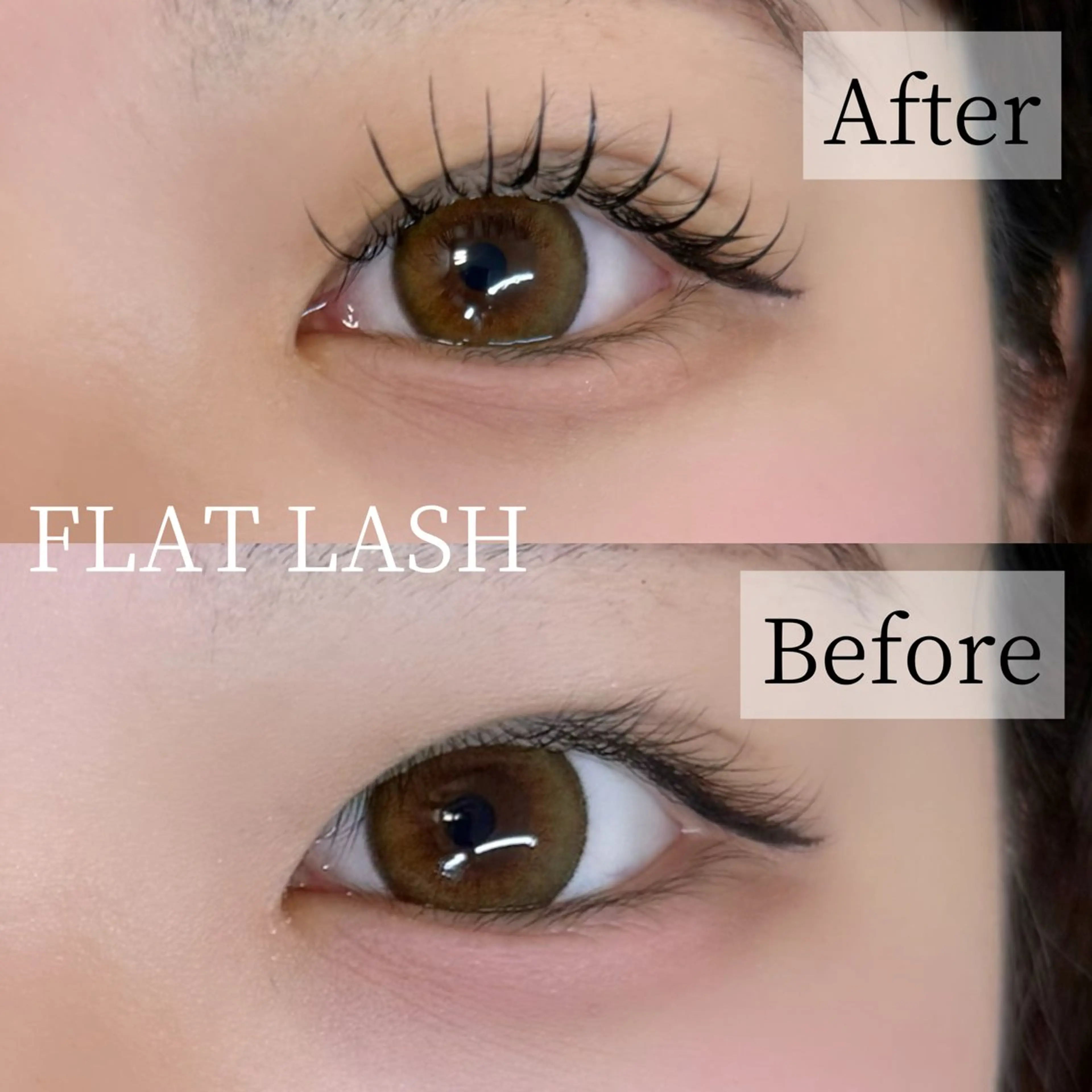 マツエク・マツパ フラットラッシュ VIAS CANACOのマツエク・マツパデザイン