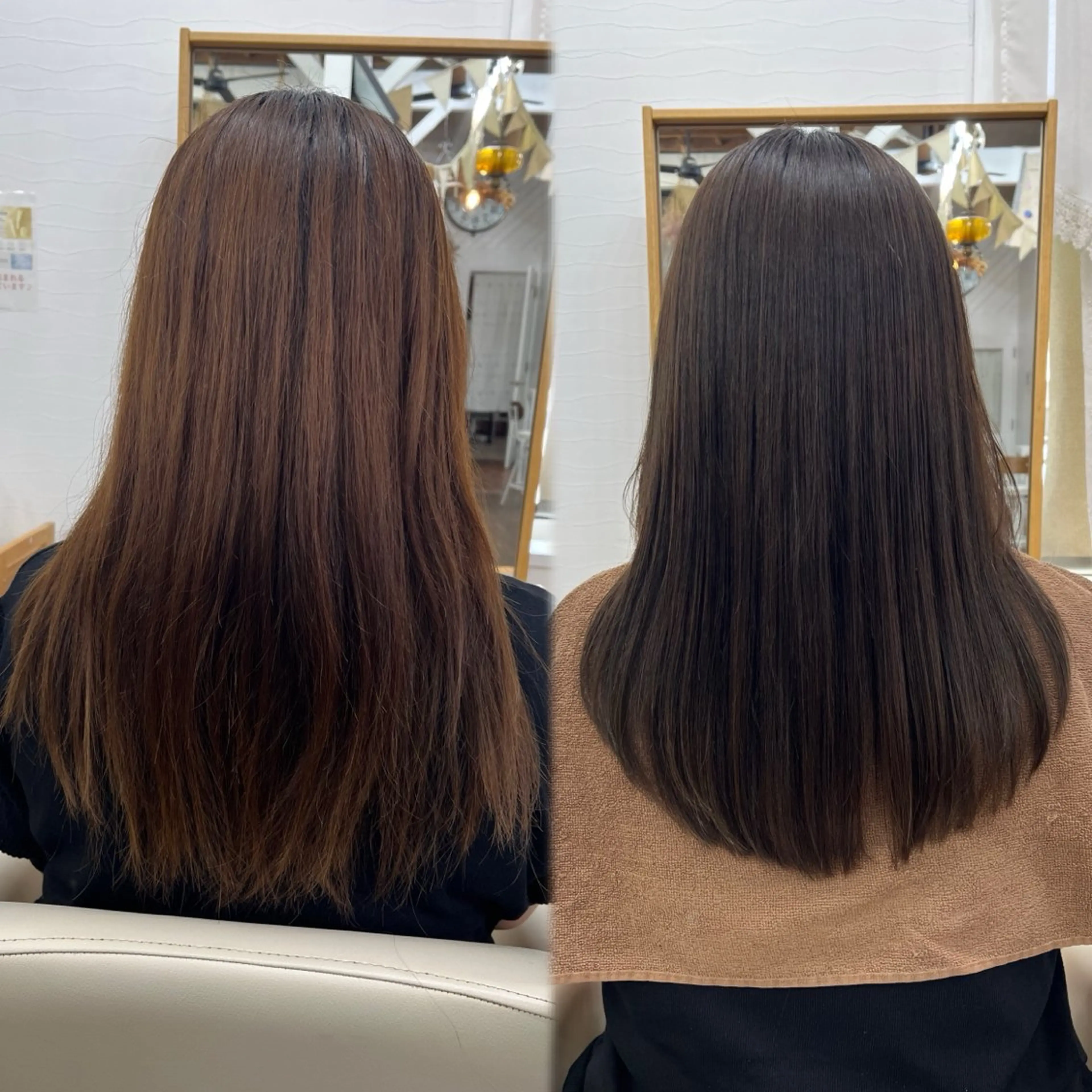 ロング カラー パーマ オリーブカラー 髪質改善 縮毛矯正 カット ヘアカラー 縮毛矯正 トリートメント YUIMARL 倉敷店🌸SAEのヘアスタイル