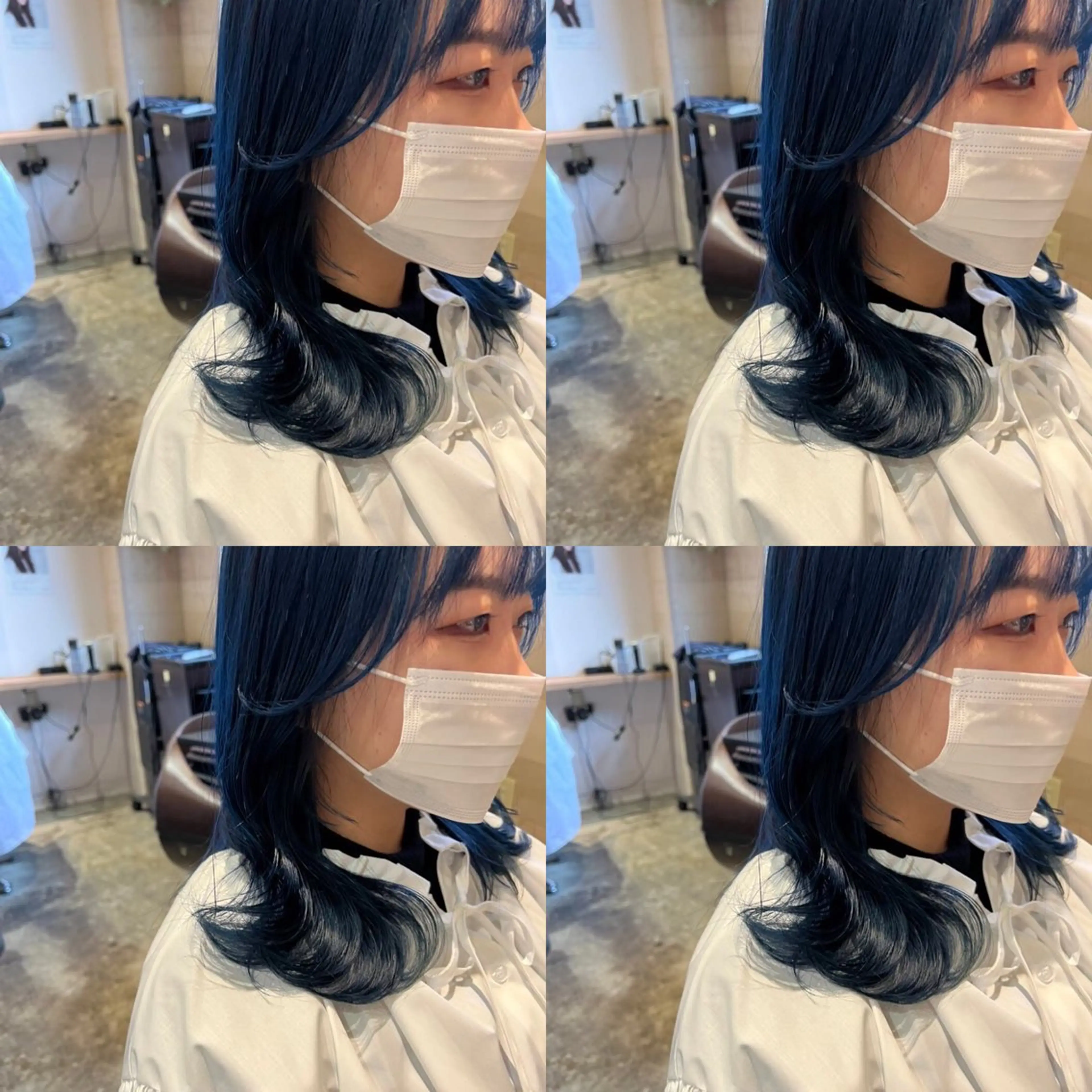 セミロング カラー レイヤーカット/ 縮毛矯正🇰🇷早坂のヘアスタイル