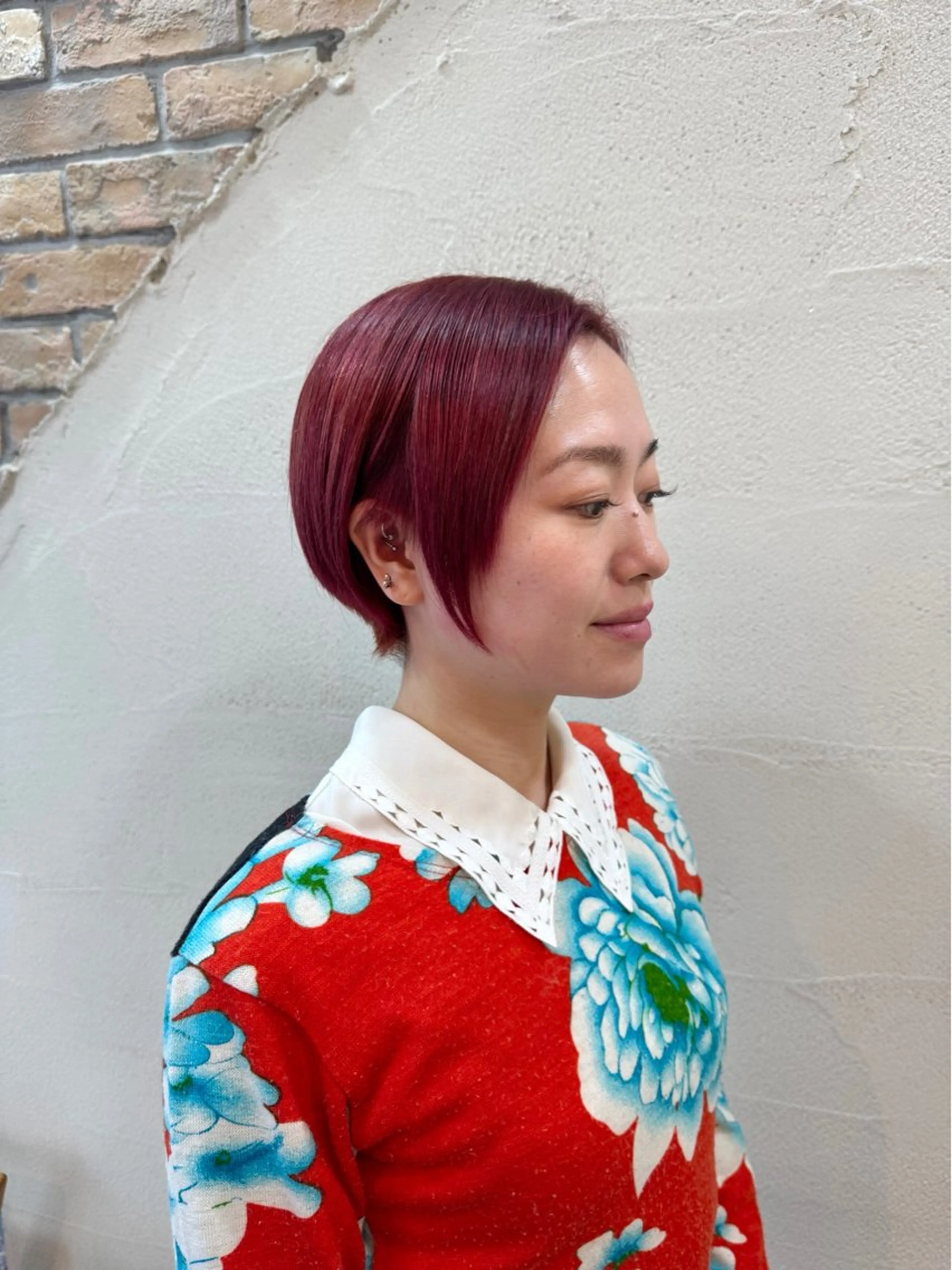 ショート カラー 韓国風🇰🇷レイヤ ーKEI🇰🇷のヘアスタイル