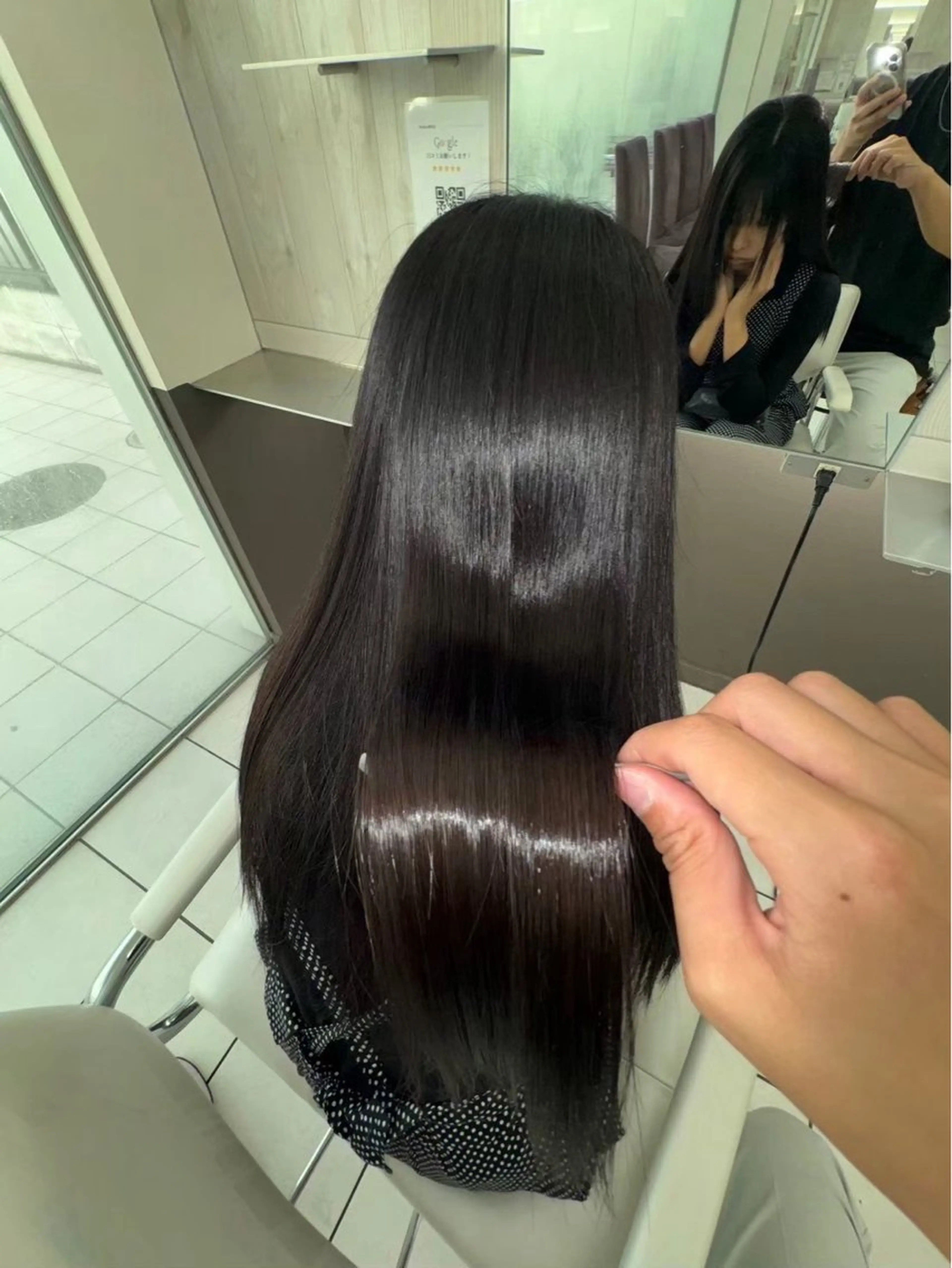 髪質改善カラー＋カット ¥9,900の写真