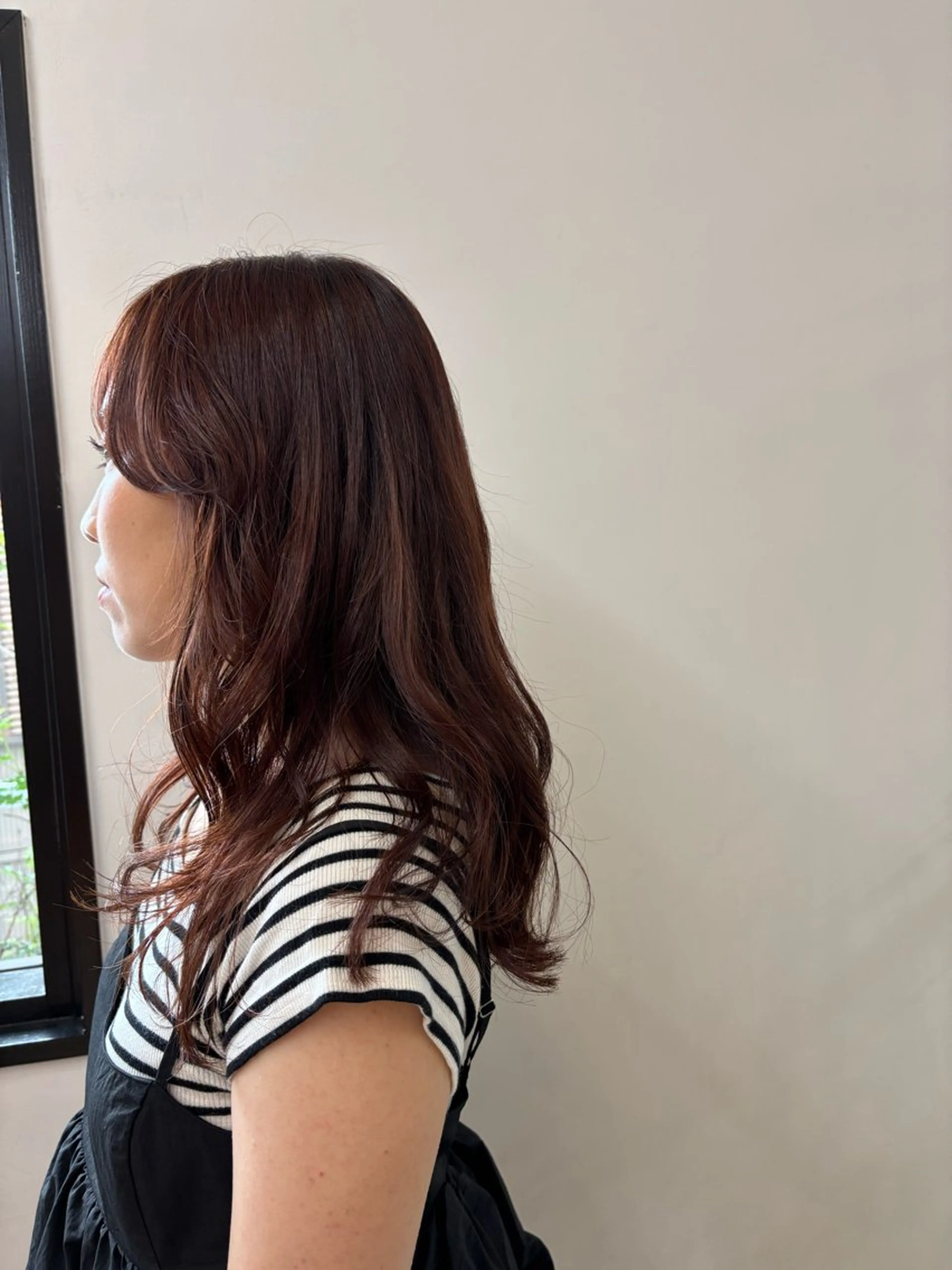 ロング カラー ヘアアレンジ みぞぐち じゅりのヘアスタイル