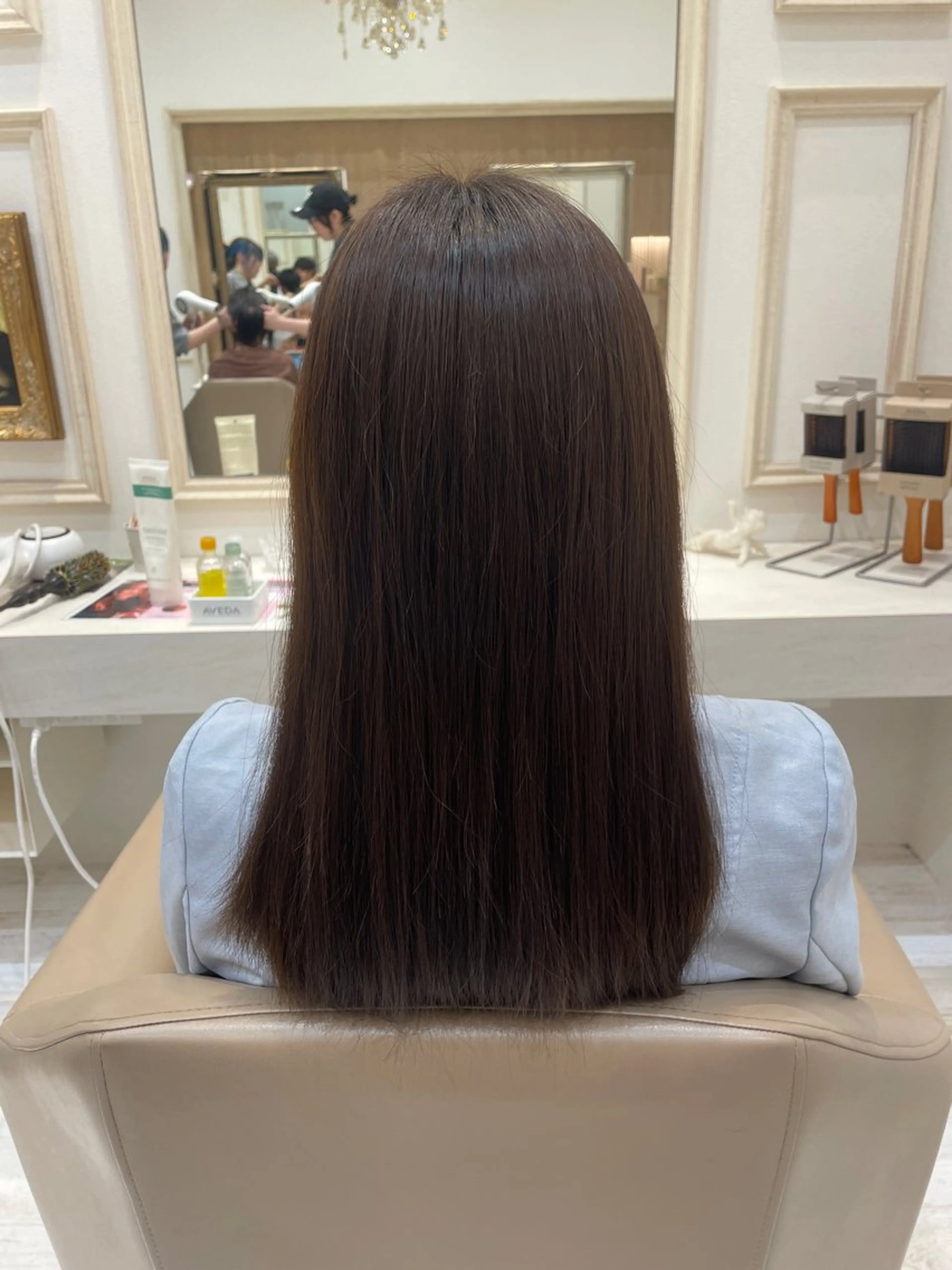 カラー ベージュカラー ブリーチ ブリーチなしカラー 練習モデル募集中🎀 MOMOのヘアスタイル