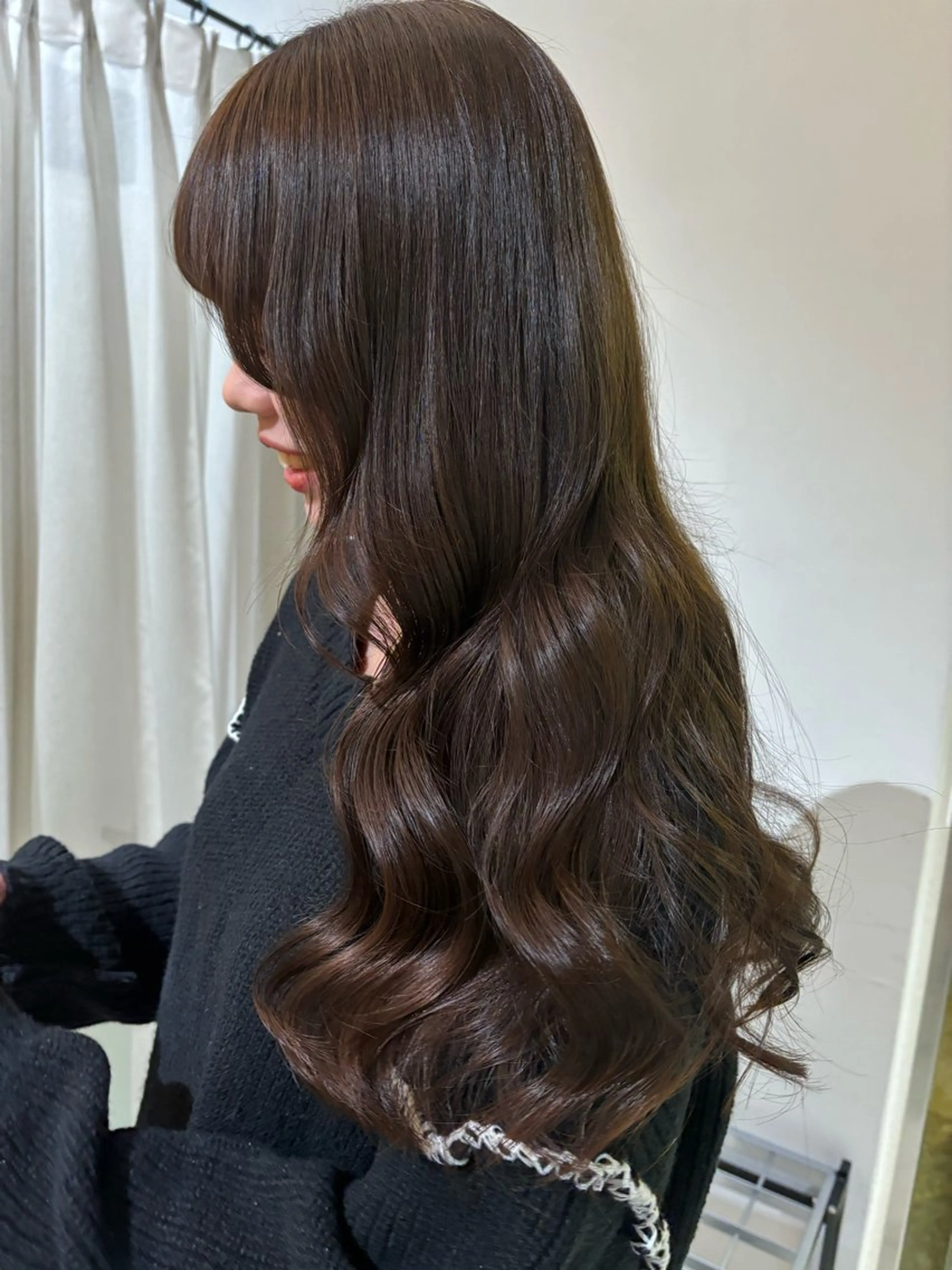 ロング カラー ヘアカラー トリートメント natsu fujinoのヘアスタイル