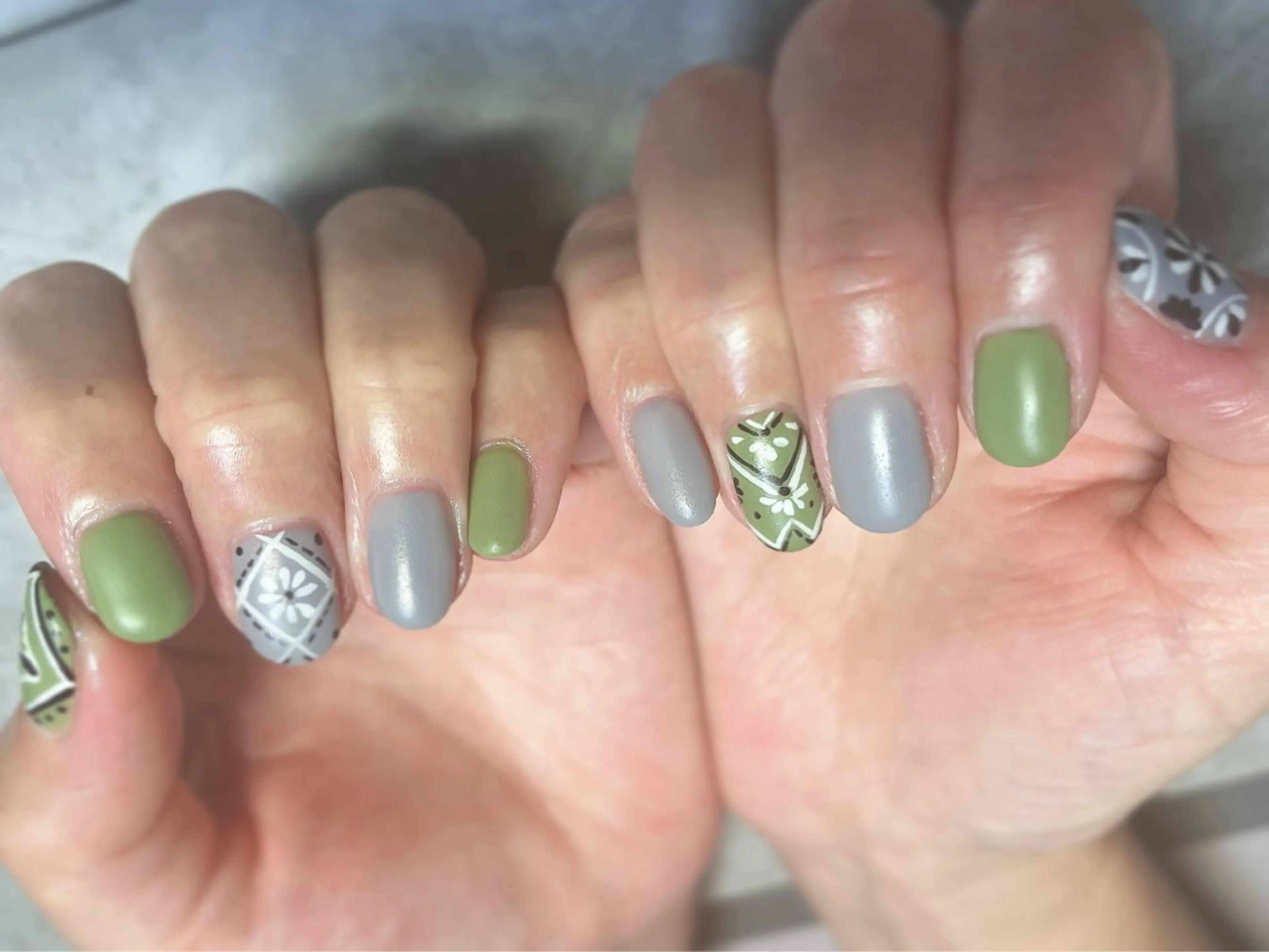 ネイル マットネイル Felice所属・ベテランネイル cnc nailのネイルデザイン