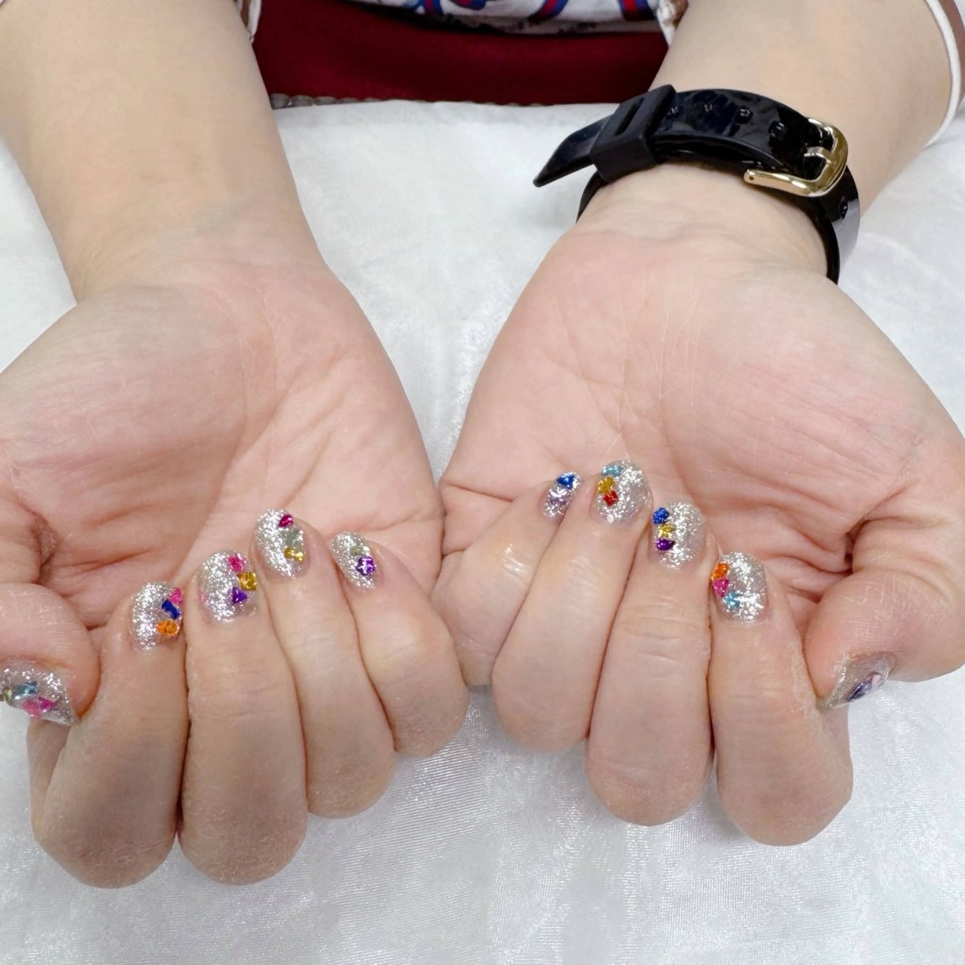 ネイル キラキラネイル 冬ネイル maruyasu. yのネイルデザイン