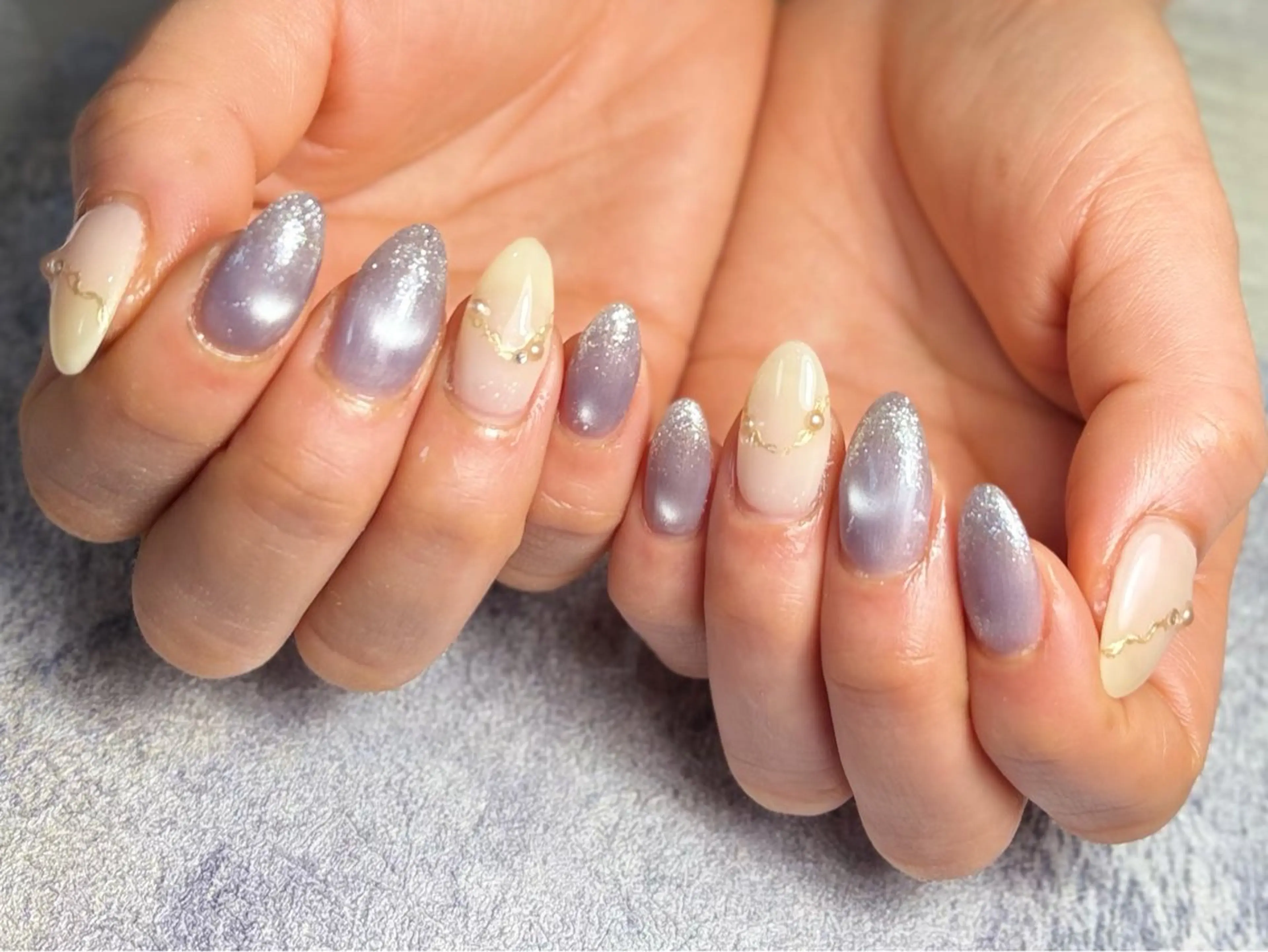 ネイル ラメ(グリッター) ハンドネイル フットネイル RMS  nail miwakoのネイルデザイン