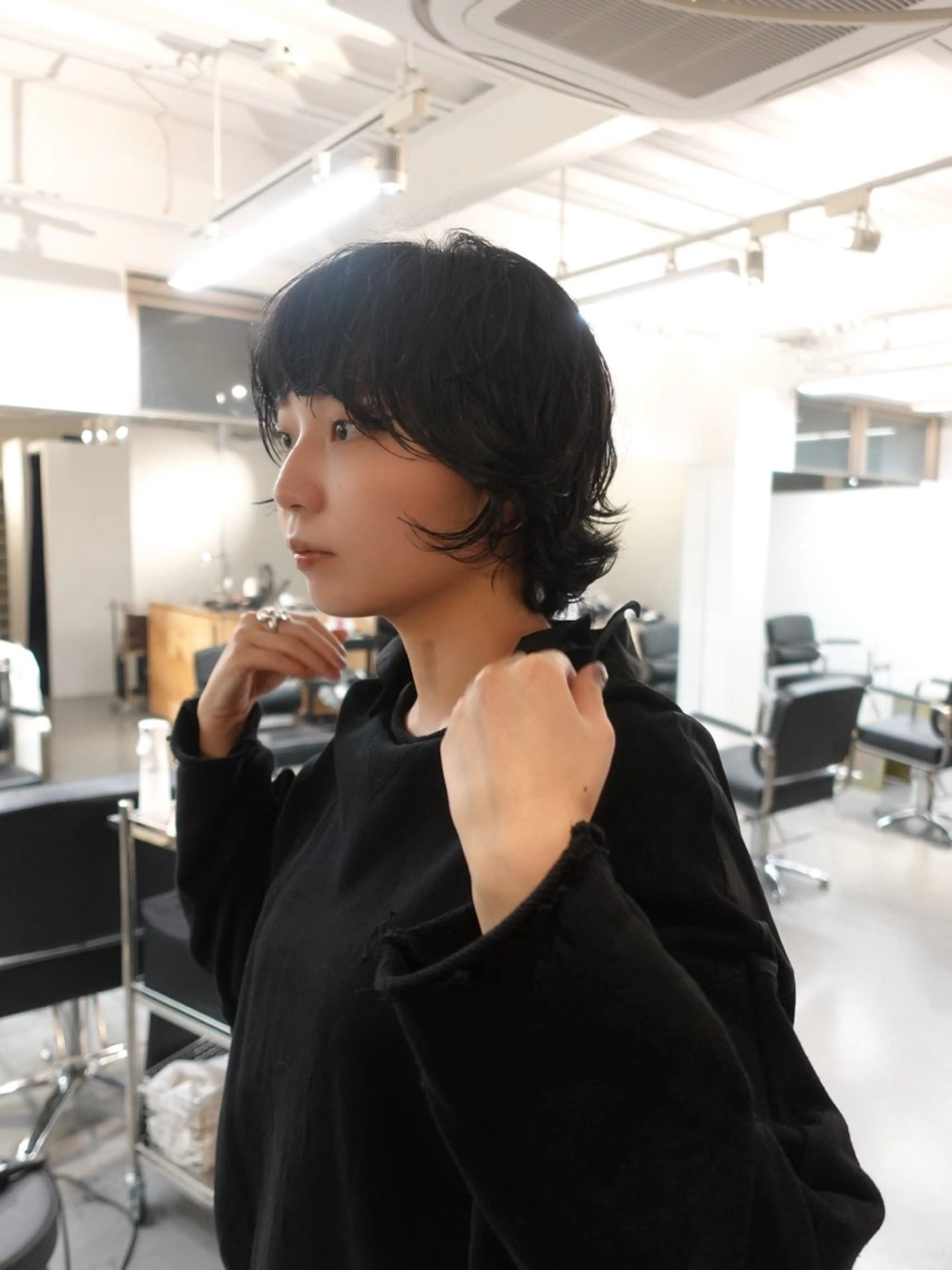 ショート パーマ ニュアンスパーマ カット パーマ トリートメント sakoda shunkiのヘアスタイル