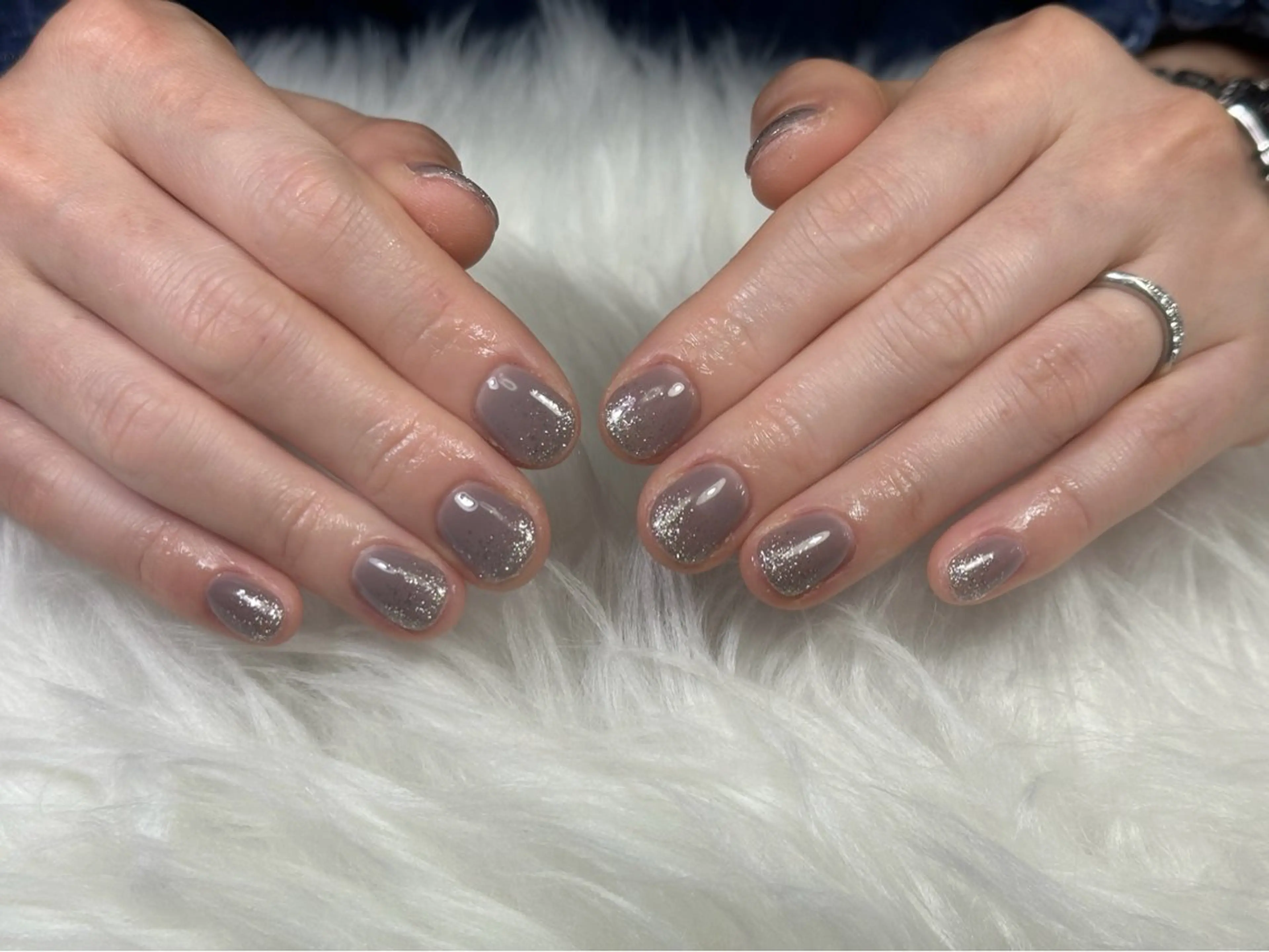 ネイル フットネイル ジェルネイル マグネットネイル 持ち込み ニュアンスネイル ハンドネイル Miri nail salonのネイルデザイン