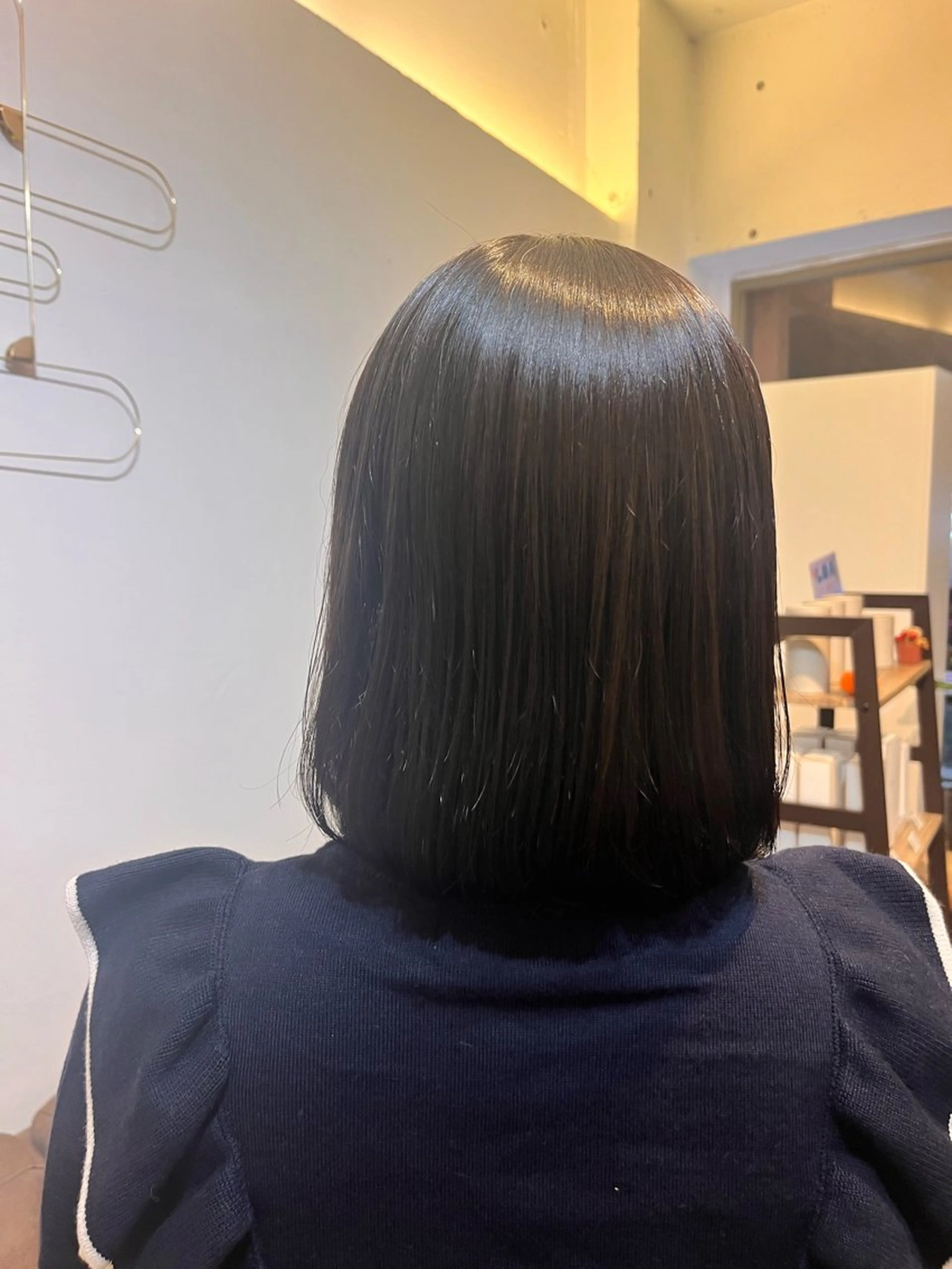 ミディアム ボブ カット 臺 佳連のヘアスタイル