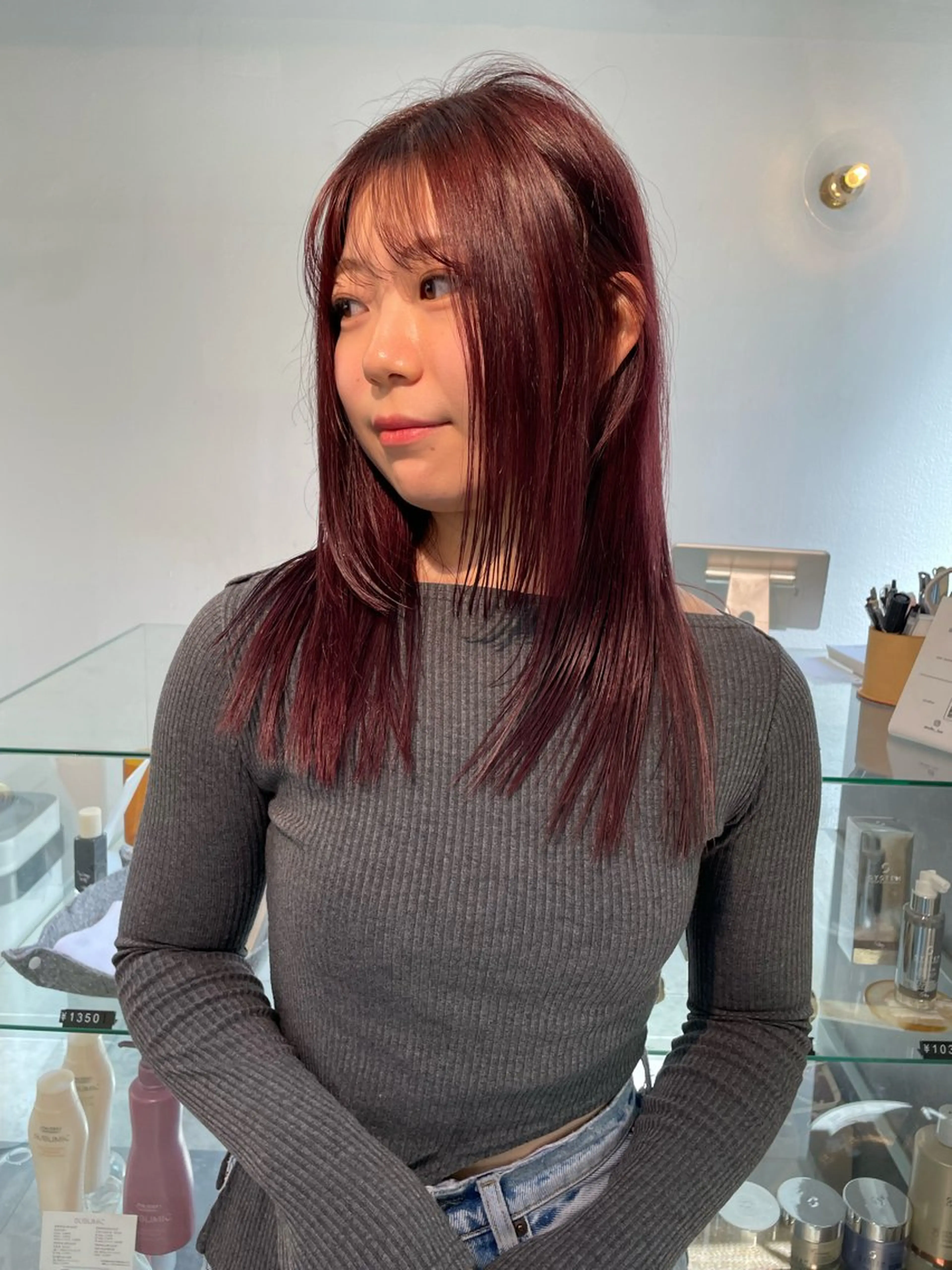 セミロング カラー カット ヘアカラー トリートメント sakura🌸 レイヤー/韓国ヘアのヘアスタイル