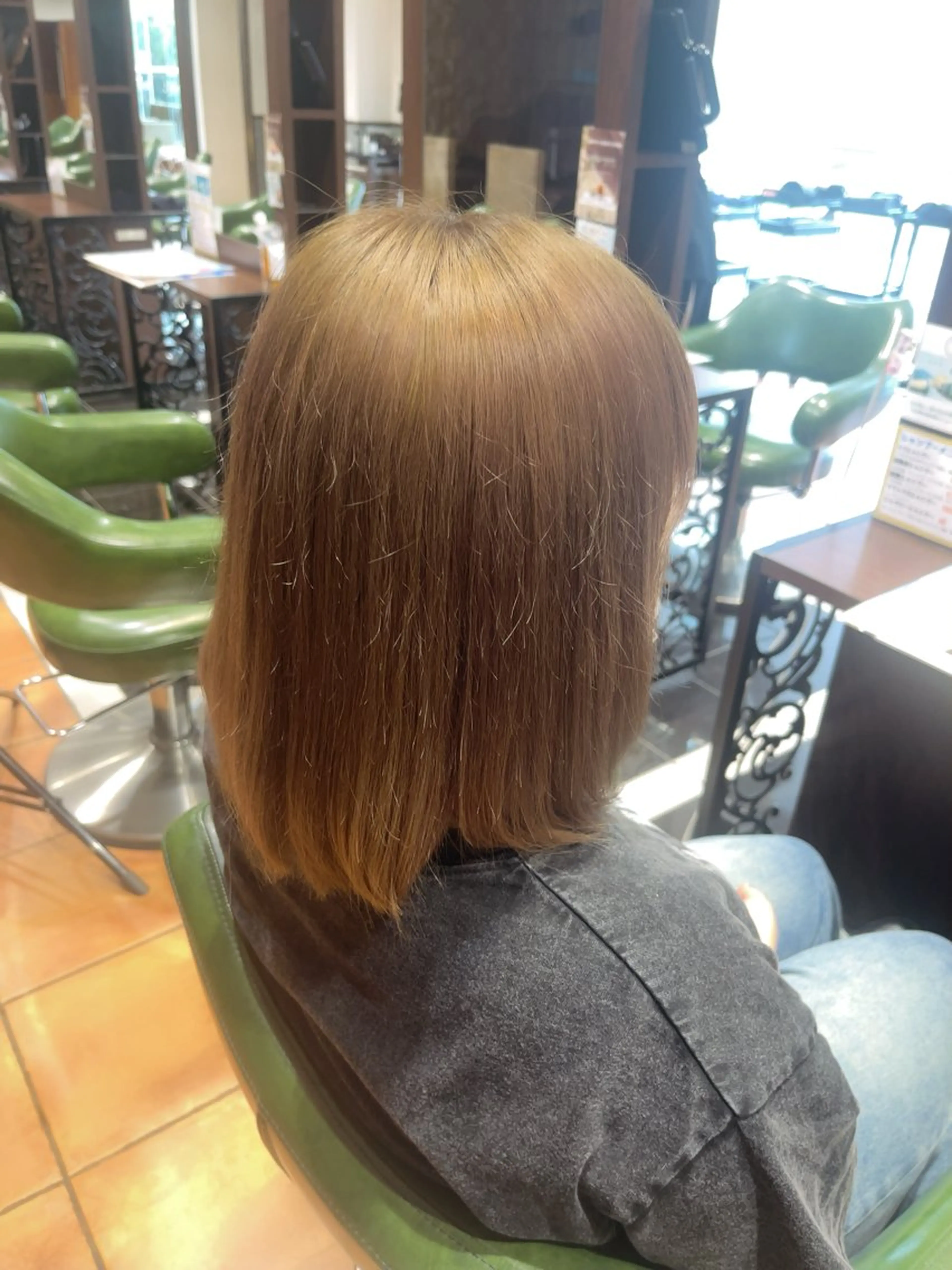 ミディアム はせがわ りえのヘアスタイル