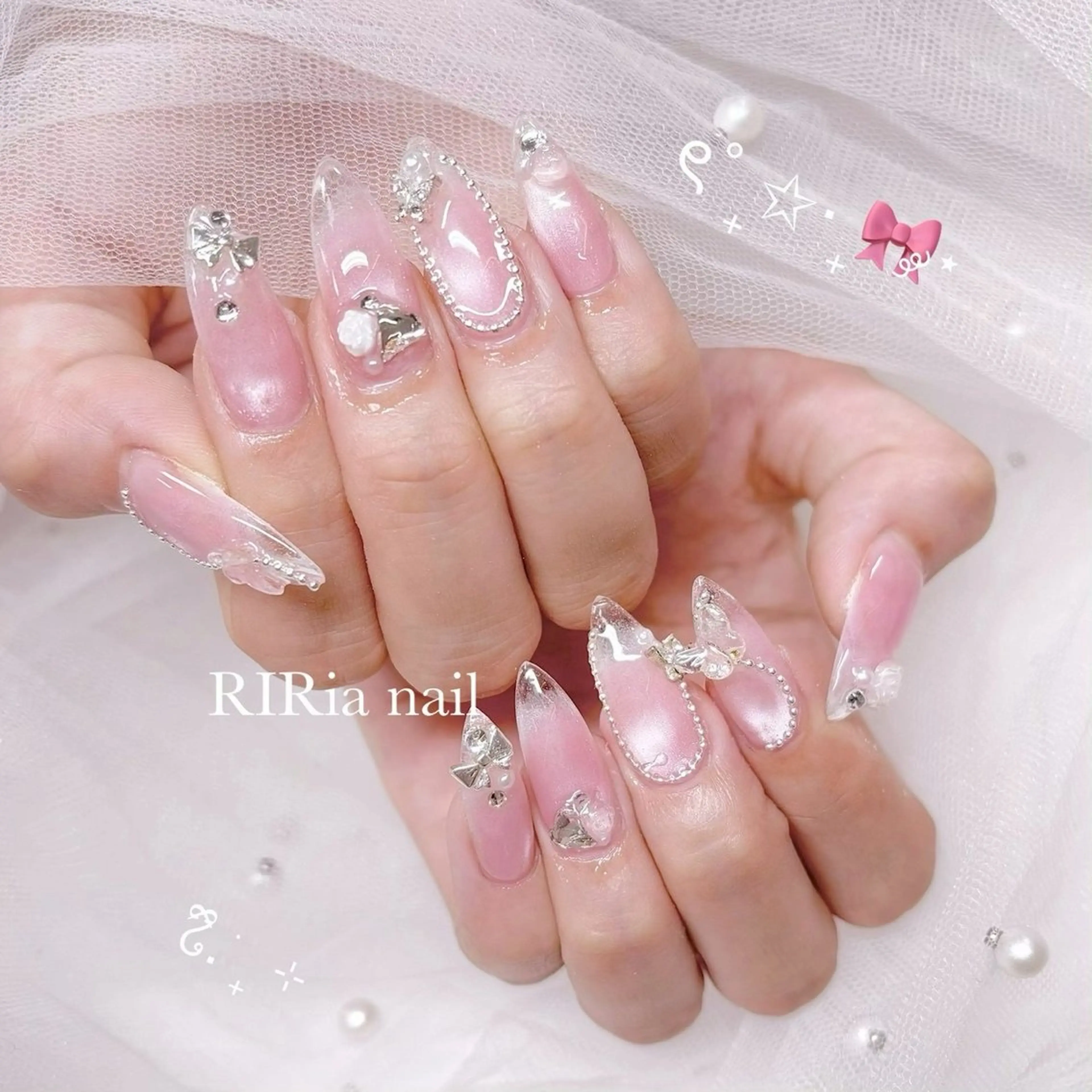 ネイル ハンドネイル 🎀RINA RIrianailのネイルデザイン