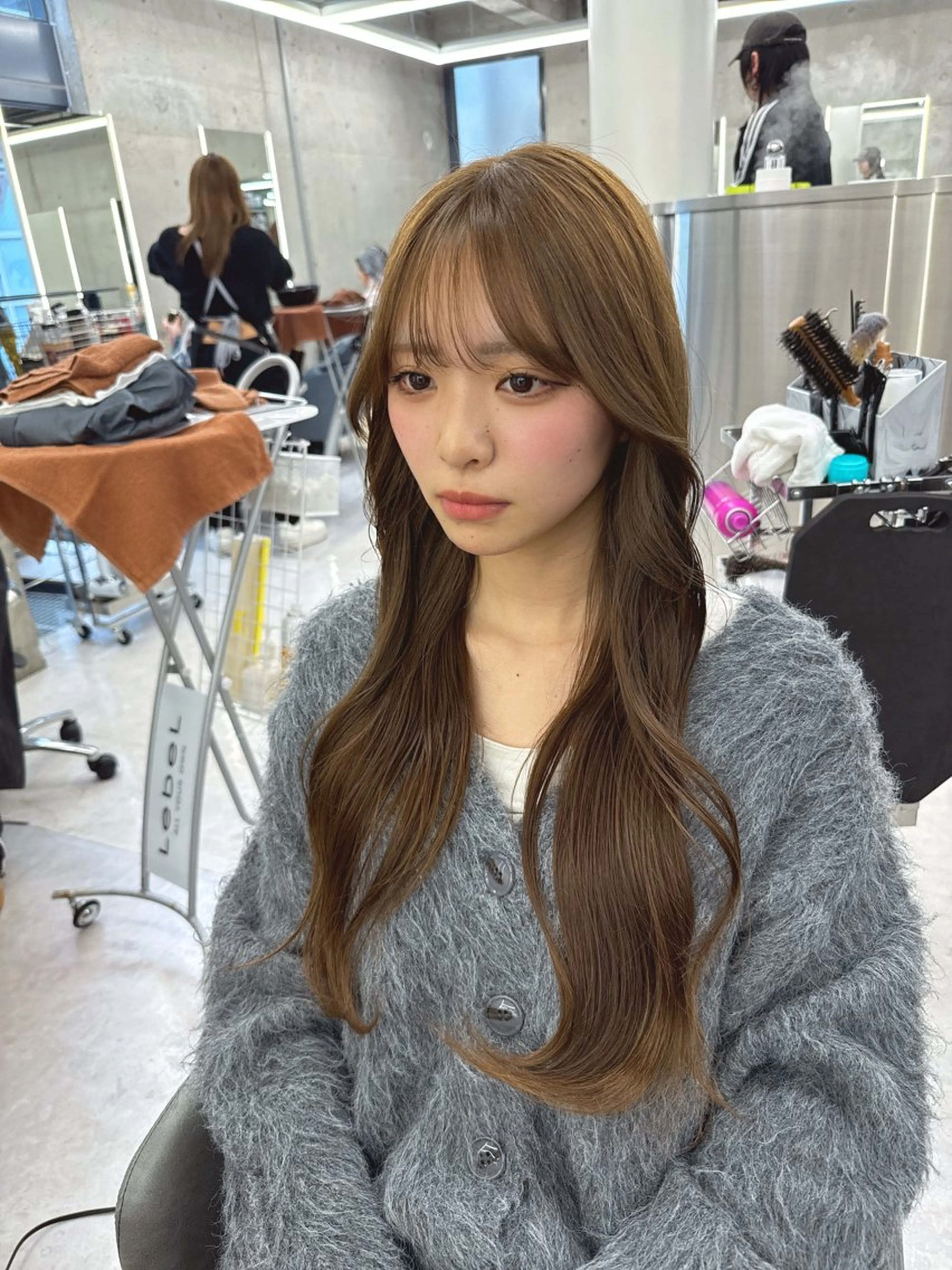 ロング エクステ×レイヤー 黎也のヘアスタイル