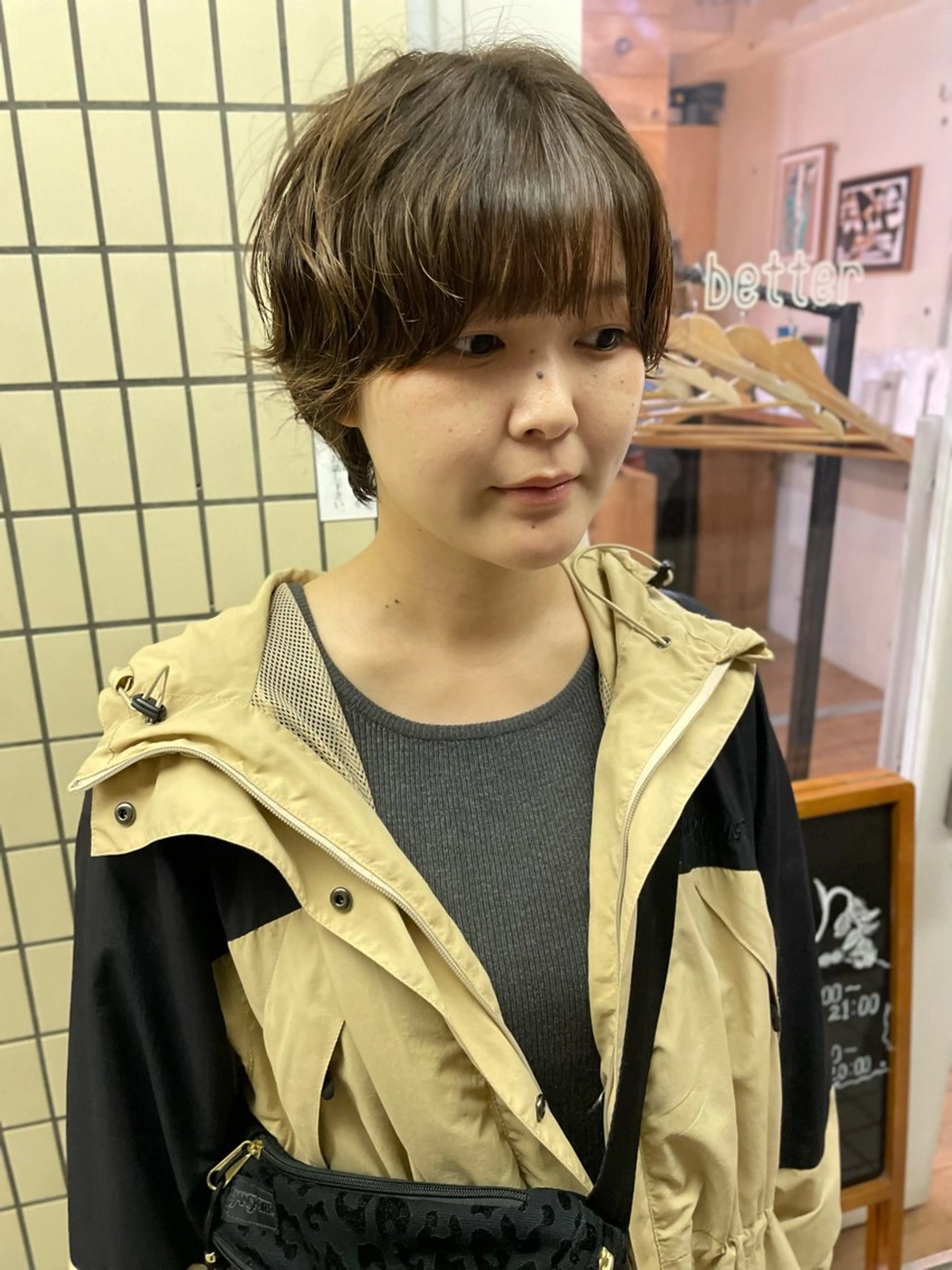 ショート パーマ YUKI 新宿カット パーマ/カラーのヘアスタイル