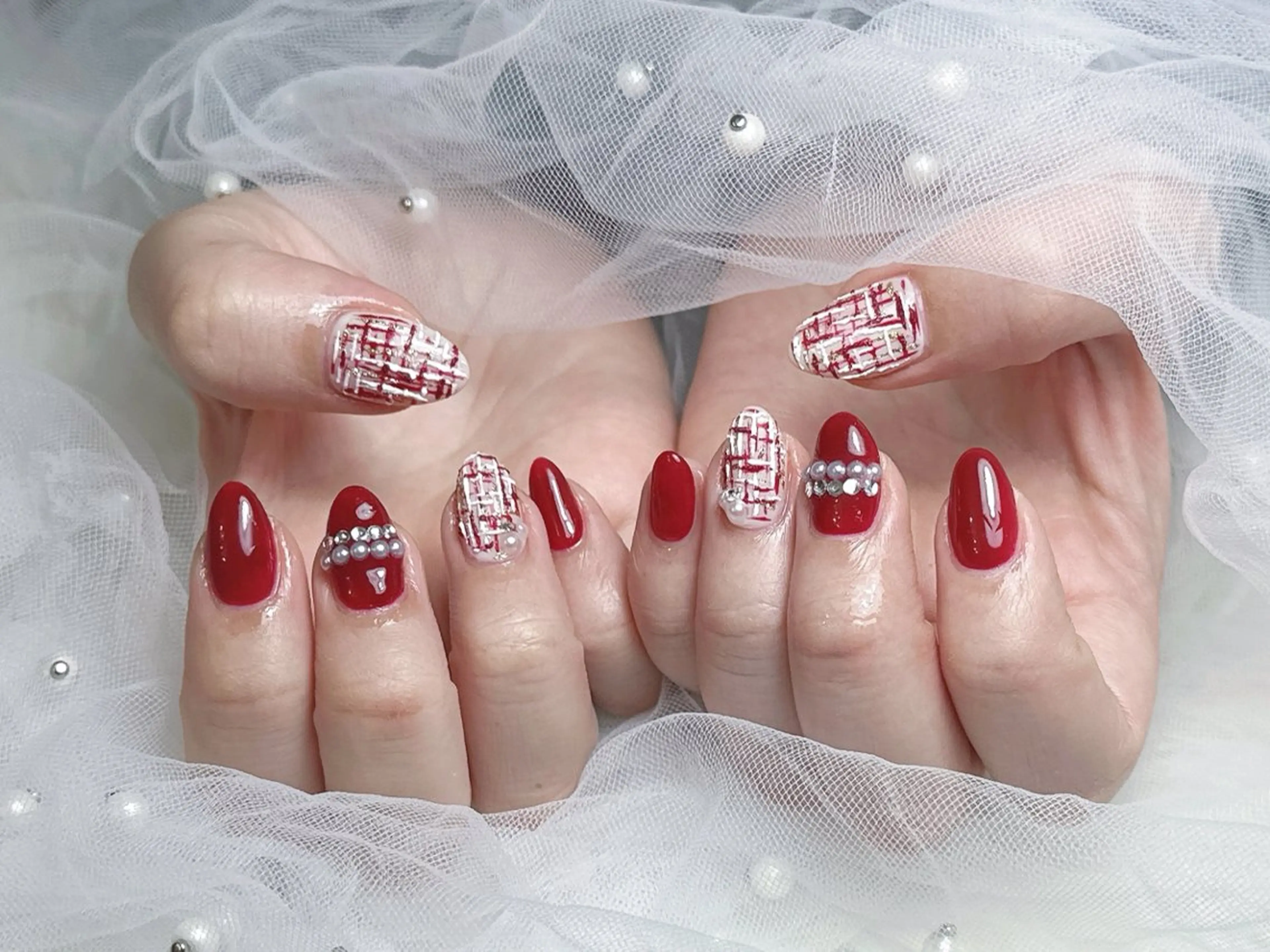 ネイル ハンドネイル 【Eclat ｴｸﾗ】nail＆beauty所属・Eclat〔ｴｸﾗ〕 MOEKA𝜗𝜚*のネイルデザイン