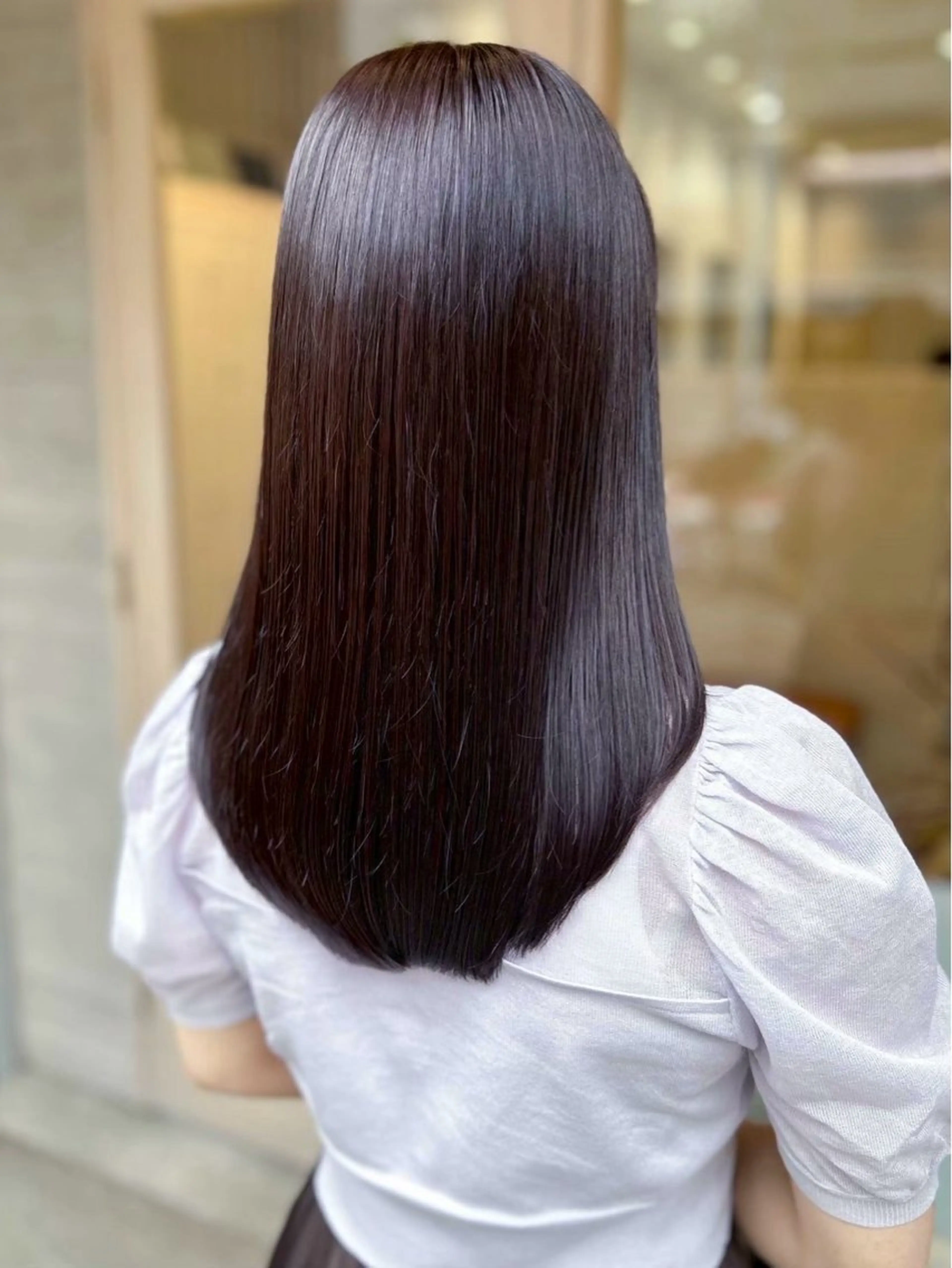 ロング ヘアカラー 艶カラー/暖色カラー /キナリ💥のヘアスタイル