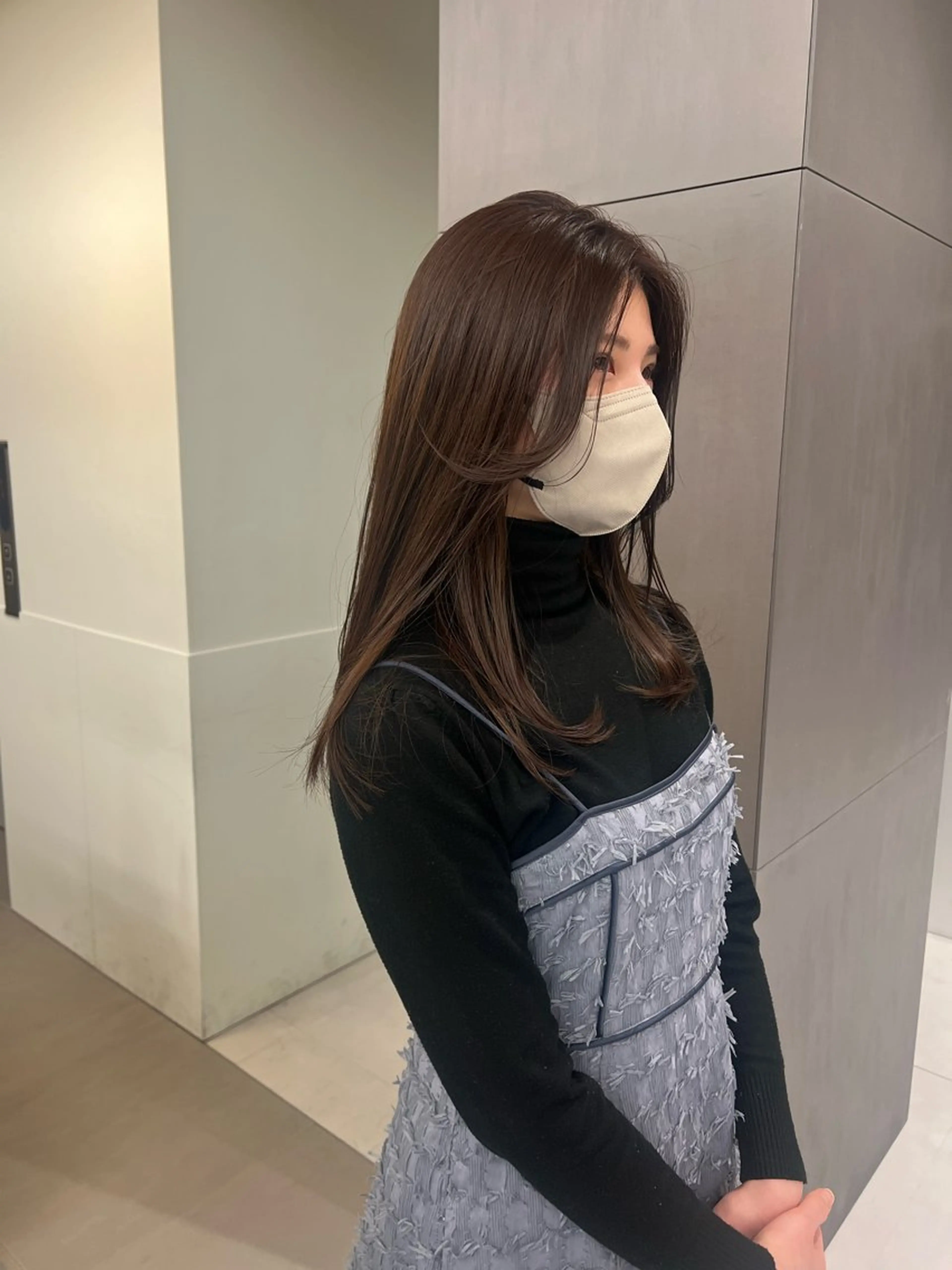 セミロング 柔らかいカラー🎀 rinaのヘアスタイル