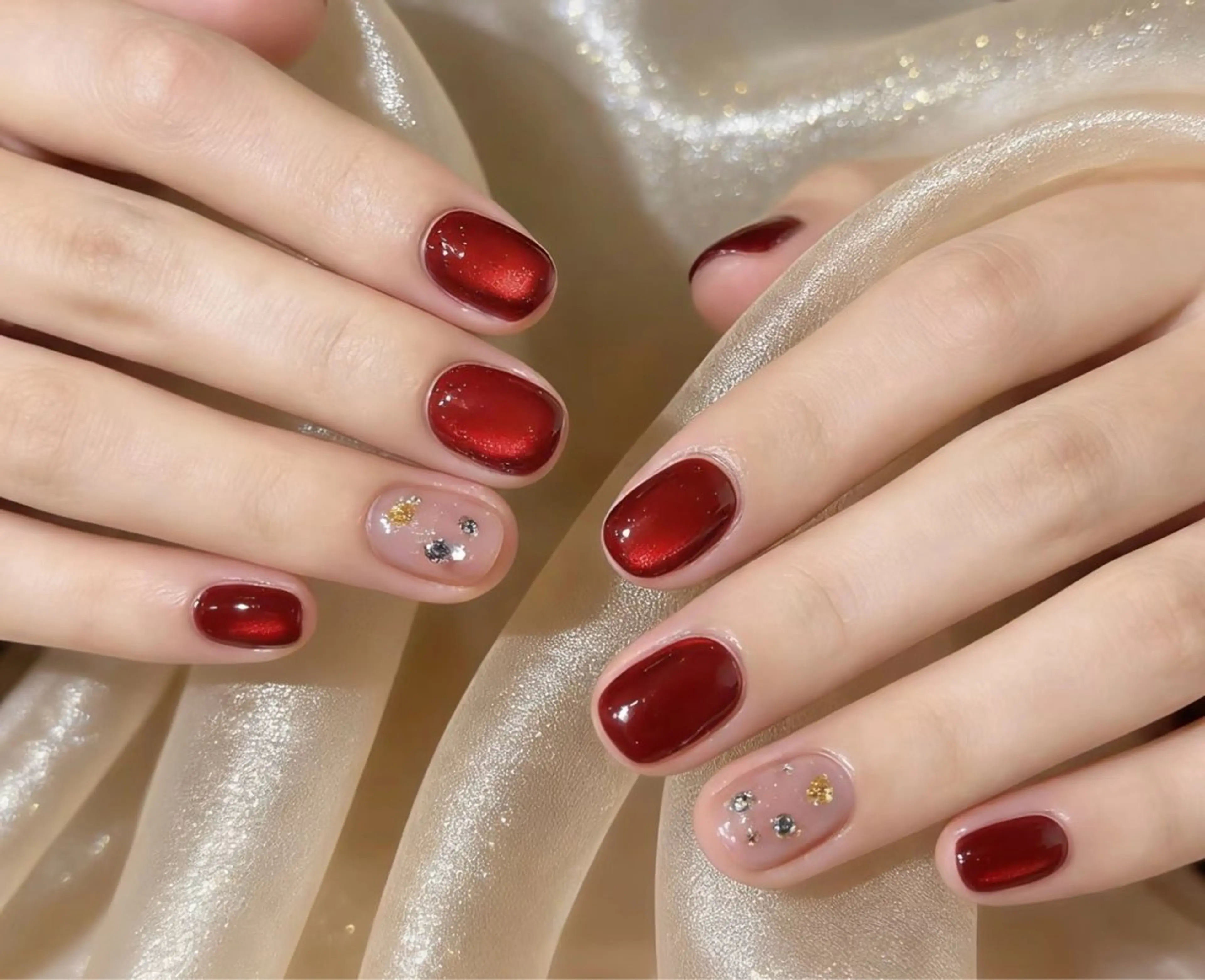 ネイル ハンドネイル ハンドケア Kaka_ パラジェル、長さだしのネイルデザイン