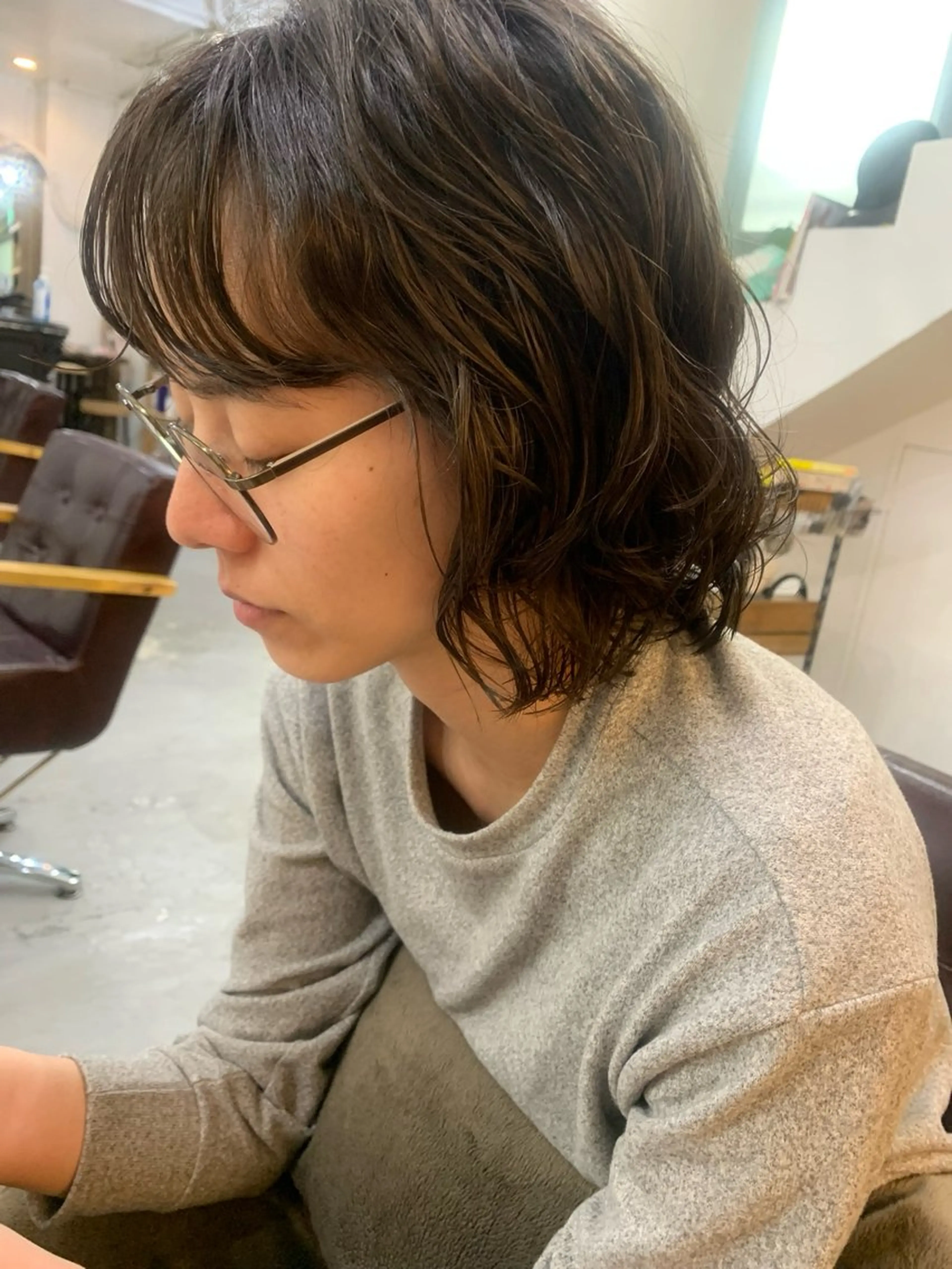 ショート パーマ Shibata Mizukiのヘアスタイル