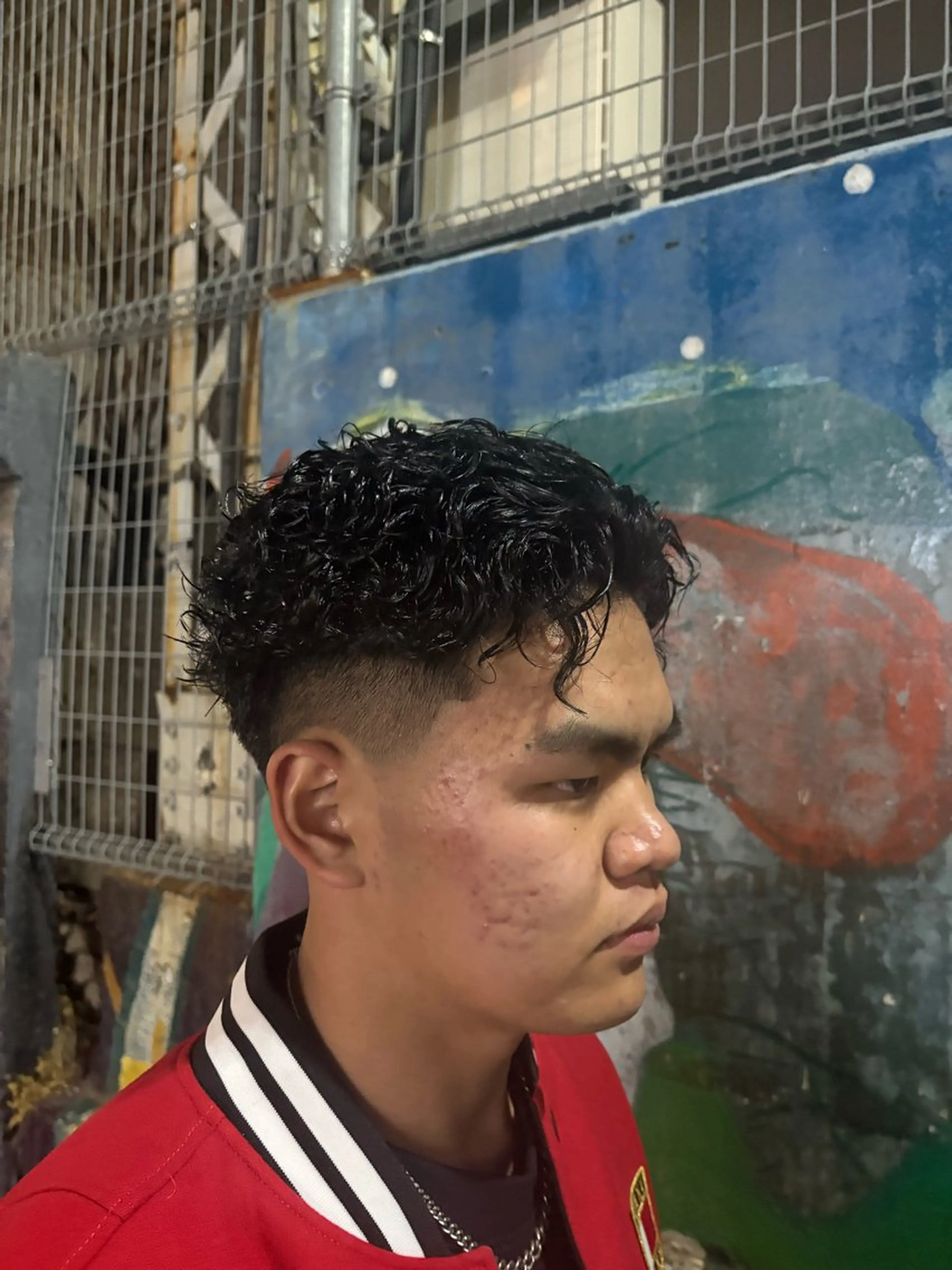 ミディアム 滝本 承太朗のヘアスタイル