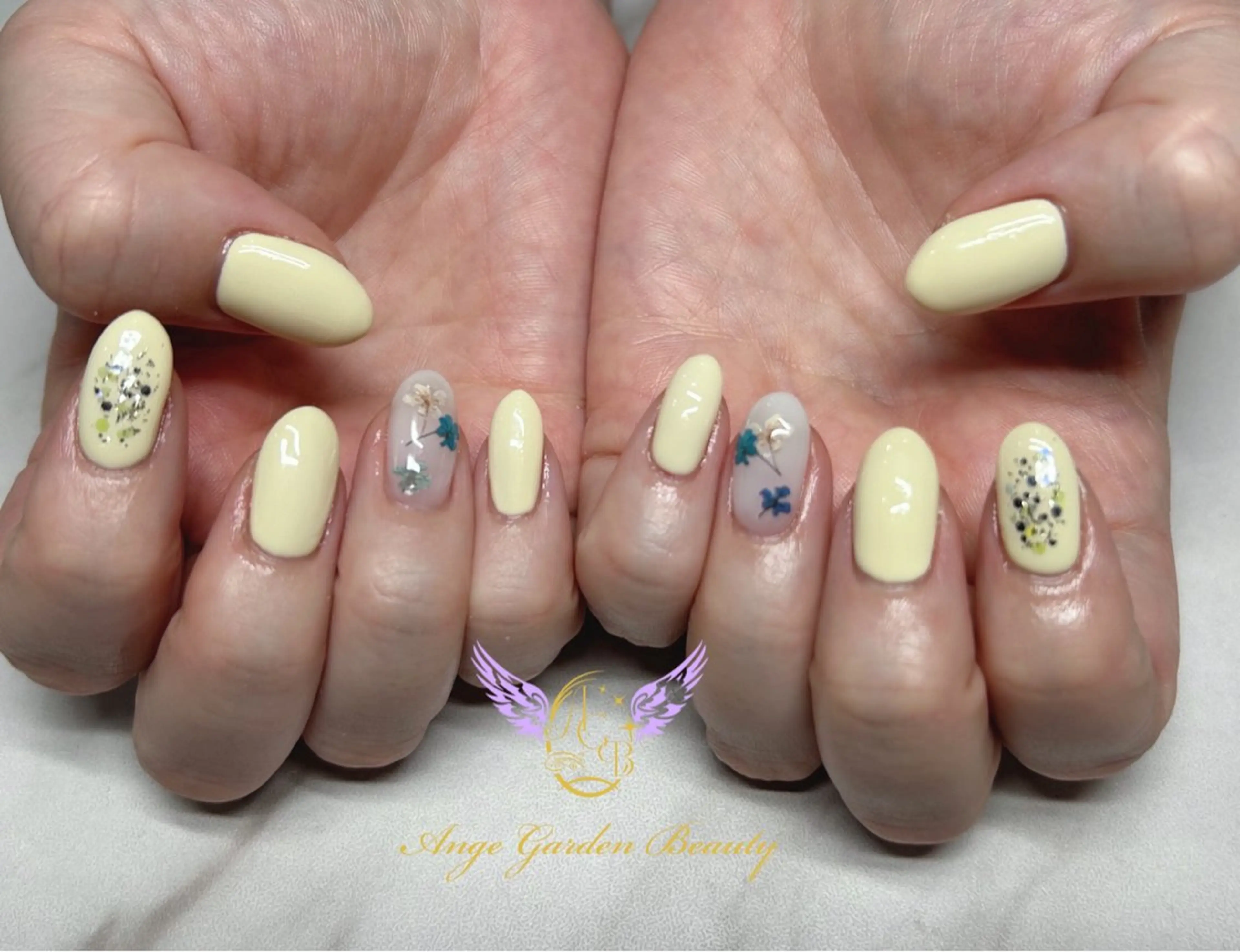 ネイル シンプルネイル ハンドネイル AngeGarden Beautymihoのネイルデザイン