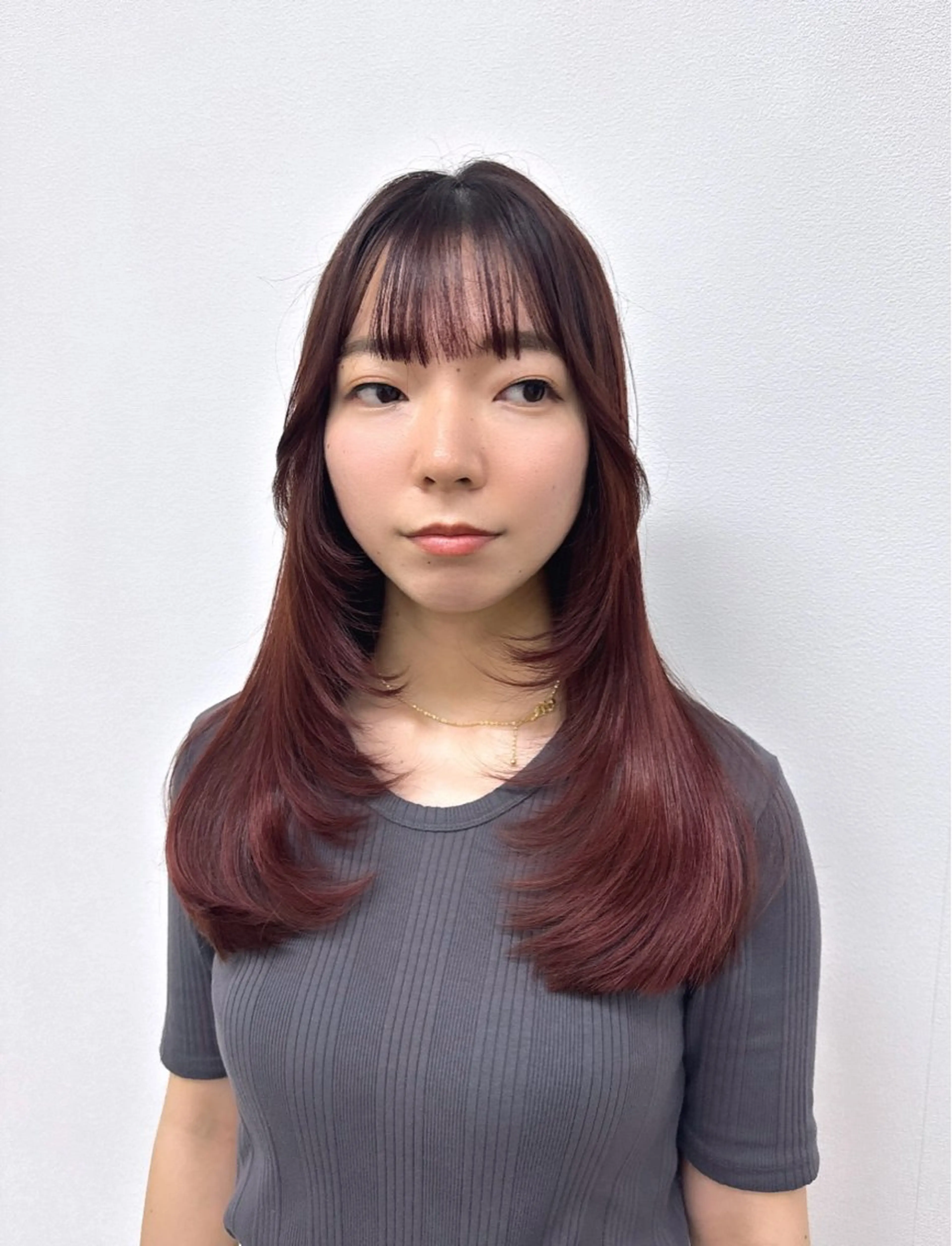 ロング カラー ヘアアレンジ 韓国風ヘア カット ヘアカラー トリートメント 酸性縮毛矯正🧴韓国 レイヤー/髪質改善のヘアスタイル