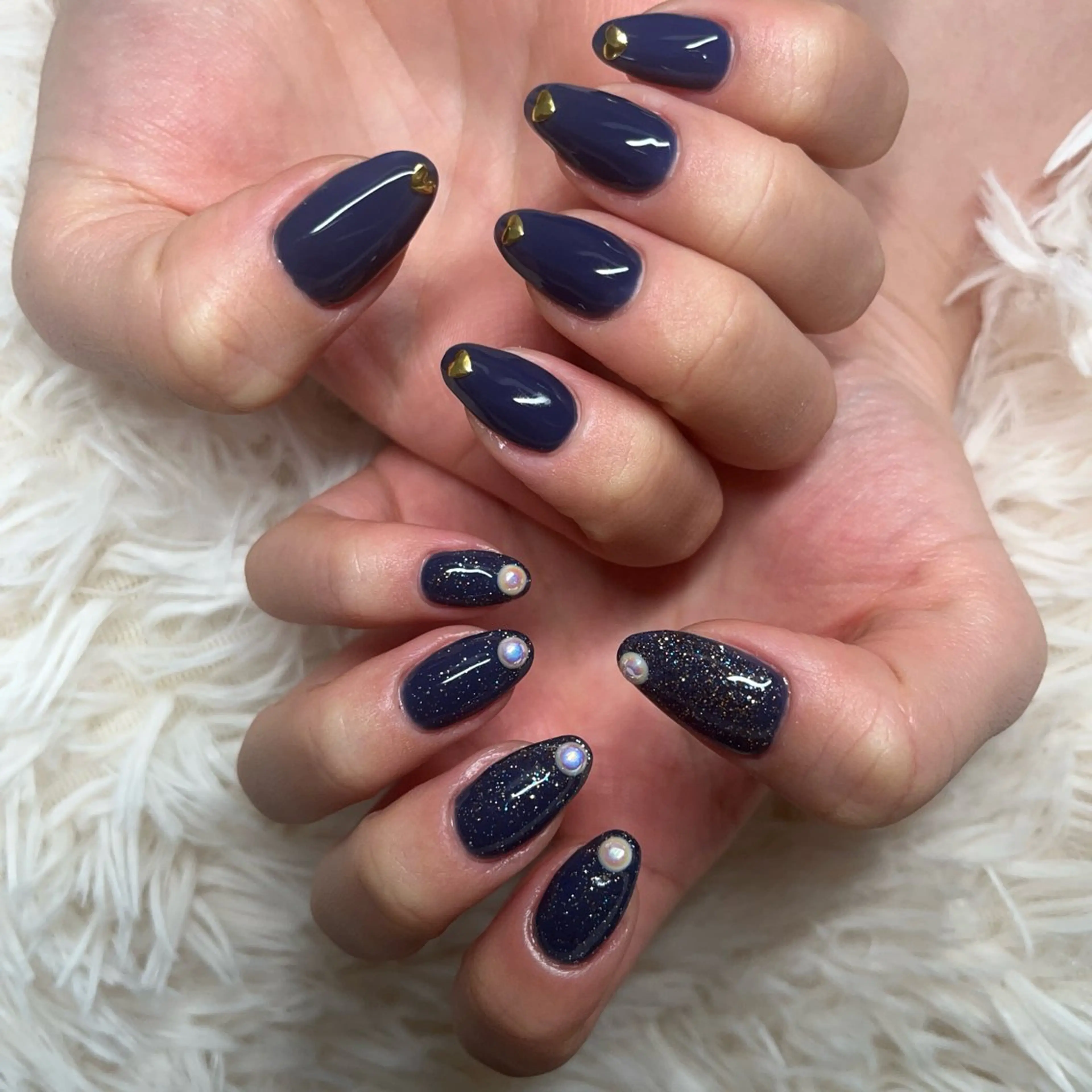 ネイル ハート ワンカラーネイル janma.nail ✳︎akiのネイルデザイン