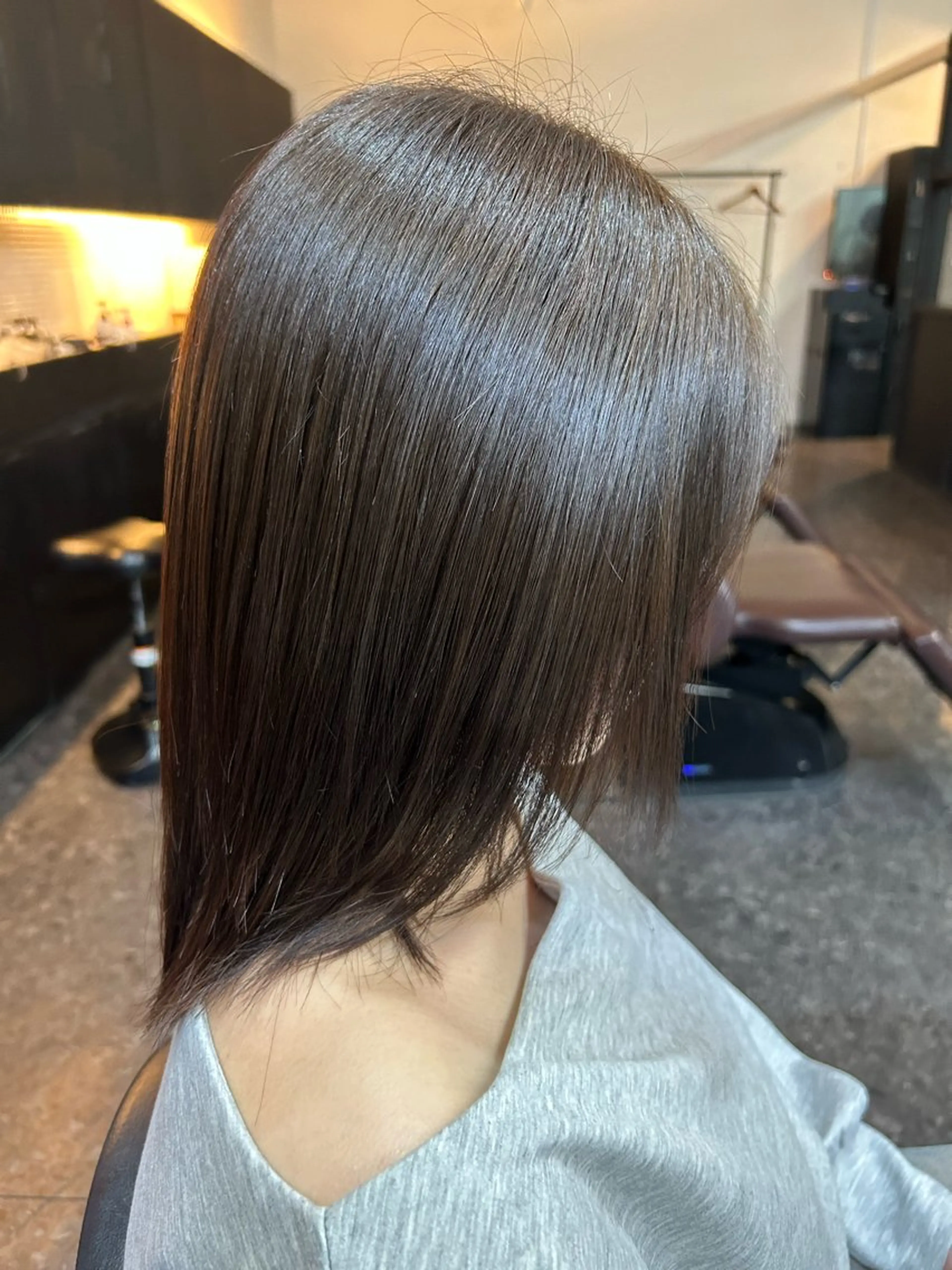 ミディアム カラー ブリーチ 透明感カラー ブリーチなしカラー VIOLLA RENAのヘアスタイル
