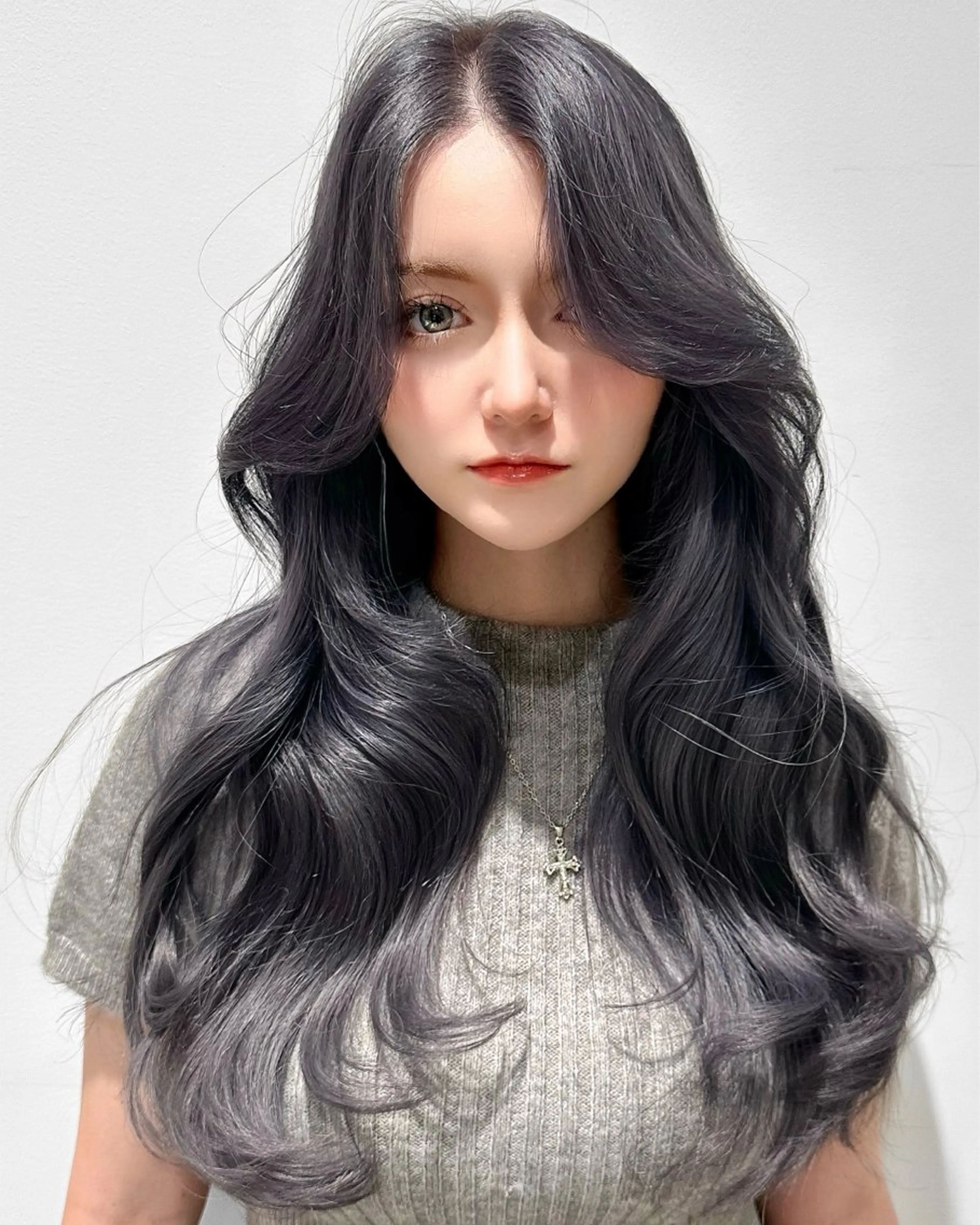 ロング カラー 🇰🇷韓国風くびれ ヘア🇰🇷中村優大のヘアスタイル