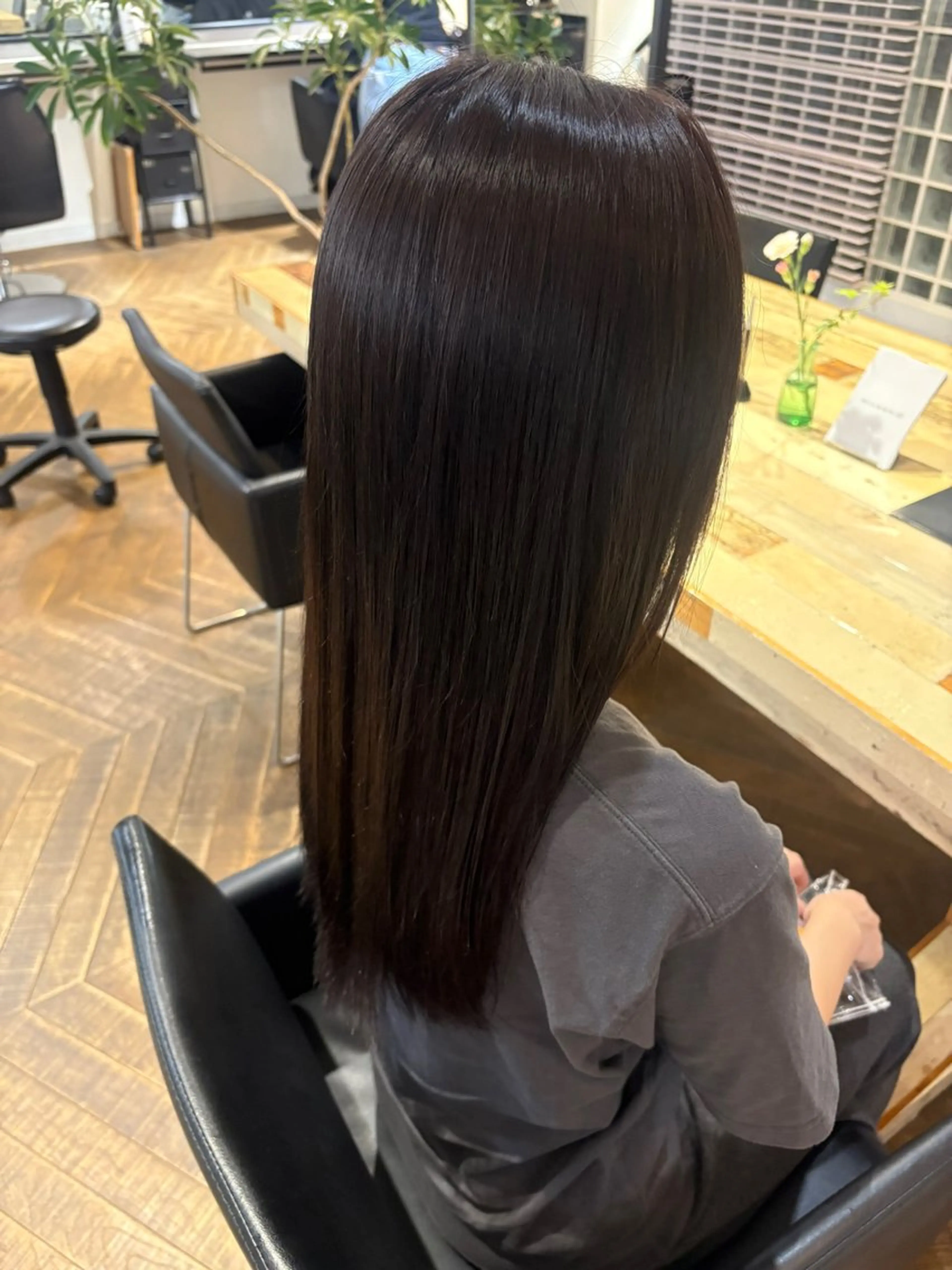 ロング カラー ブリーチ 透明感カラー ブリーチなしカラー ヘアカラー miria S2のヘアスタイル