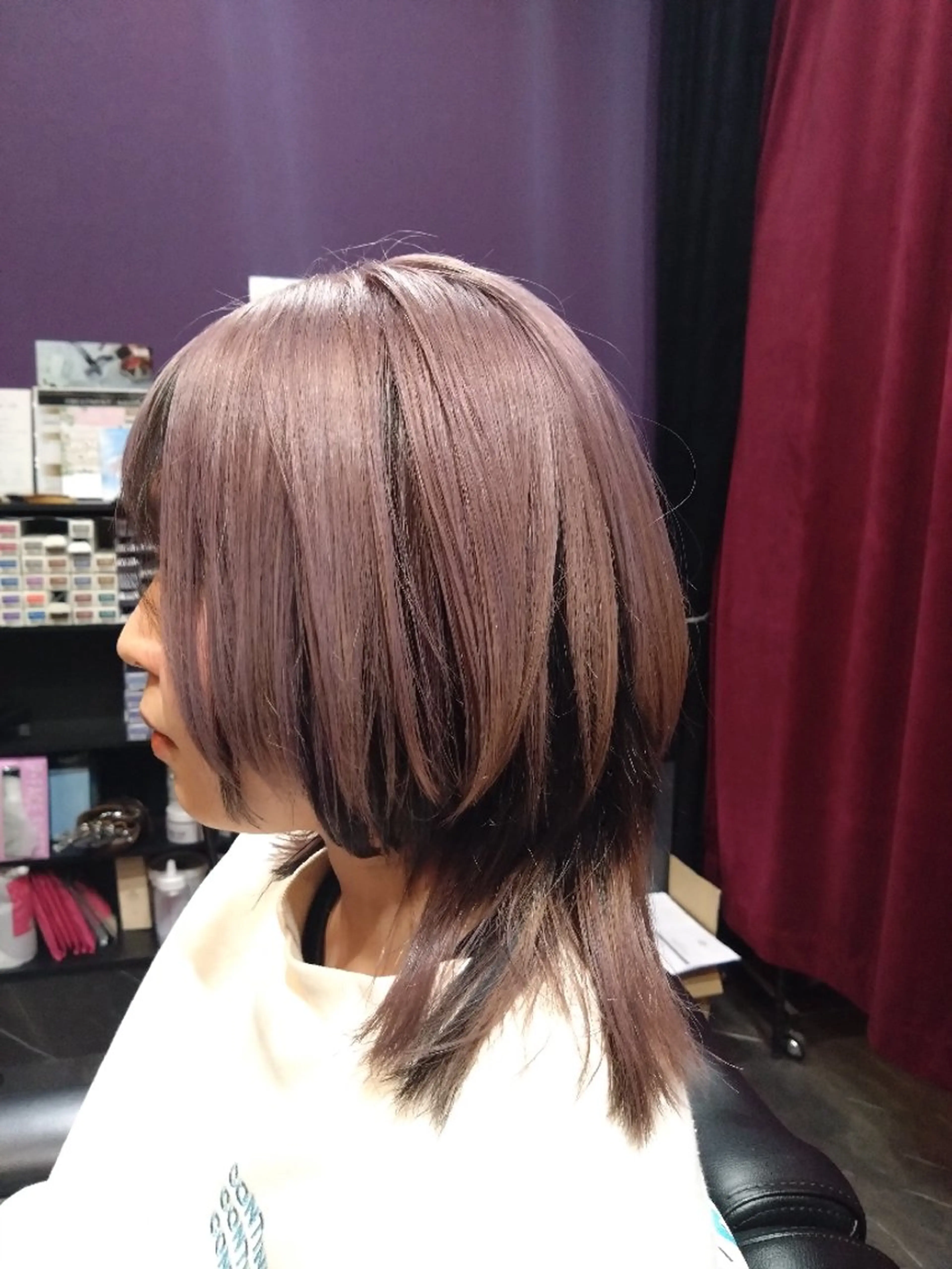 ミディアム 渡辺 康行のヘアスタイル