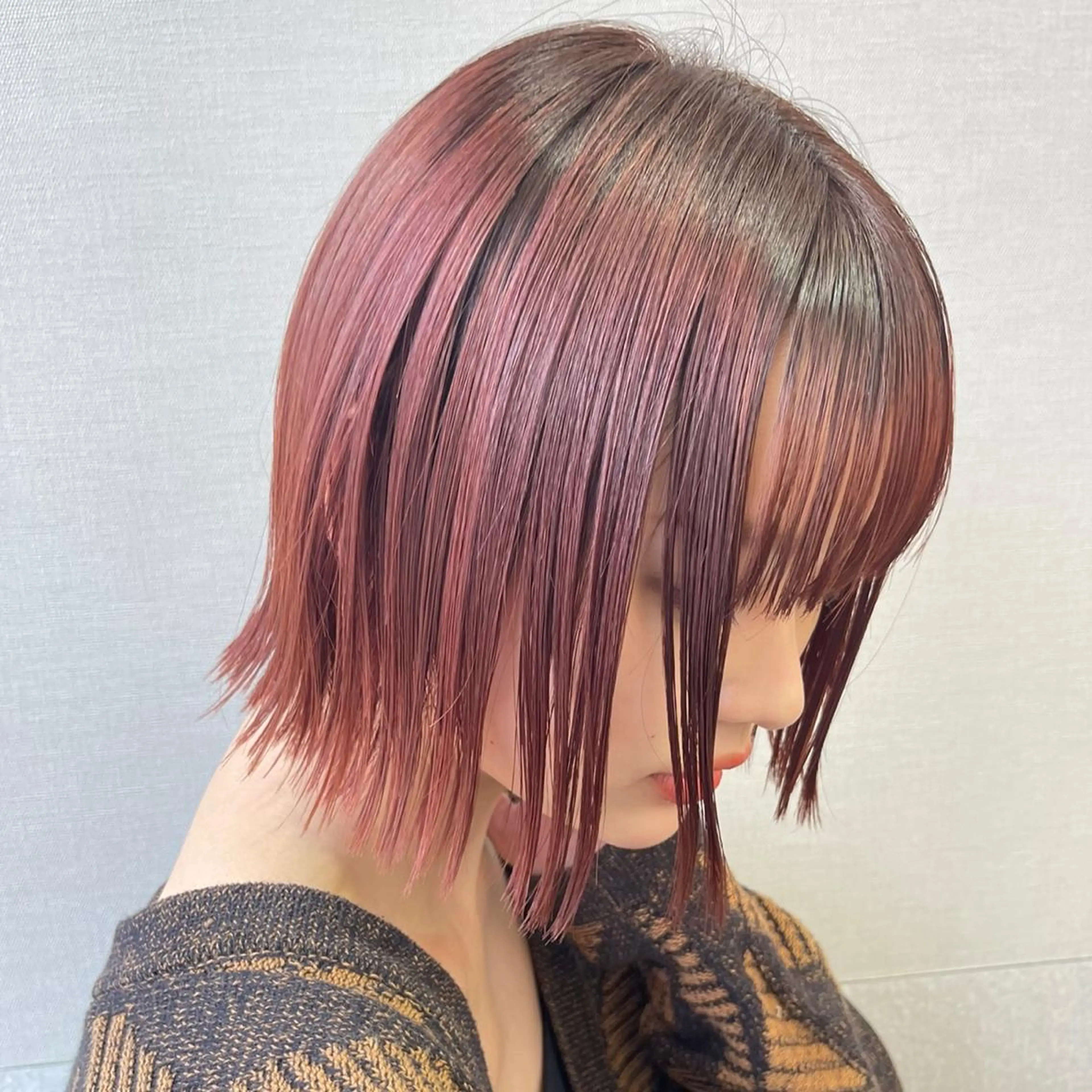 ショート ボブ ハイライト 似合わせカットNo 1/横浜美容師のヘアスタイル