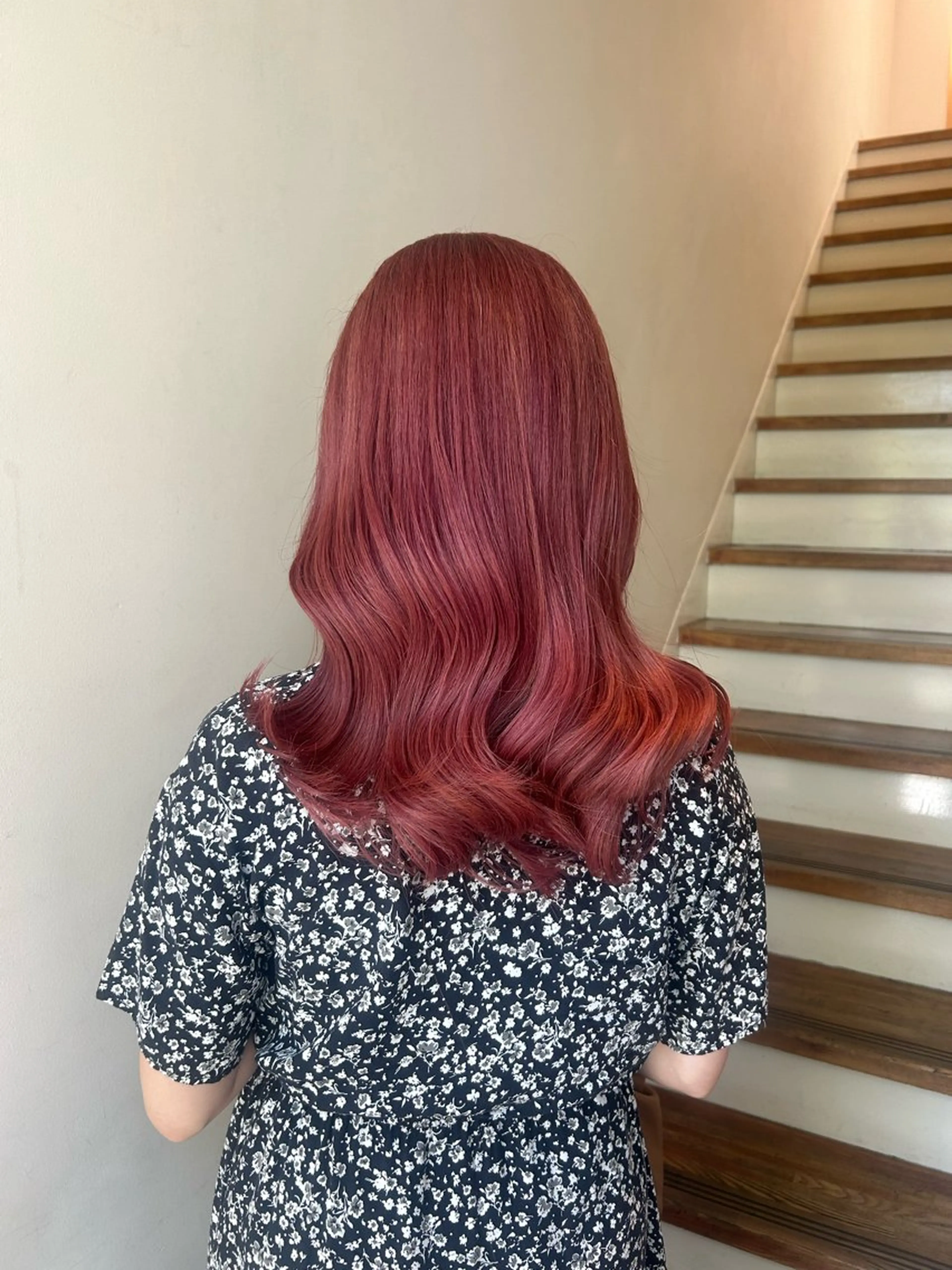 セミロング カラー saki / 名古屋 八事 / ハイトーンのヘアスタイル