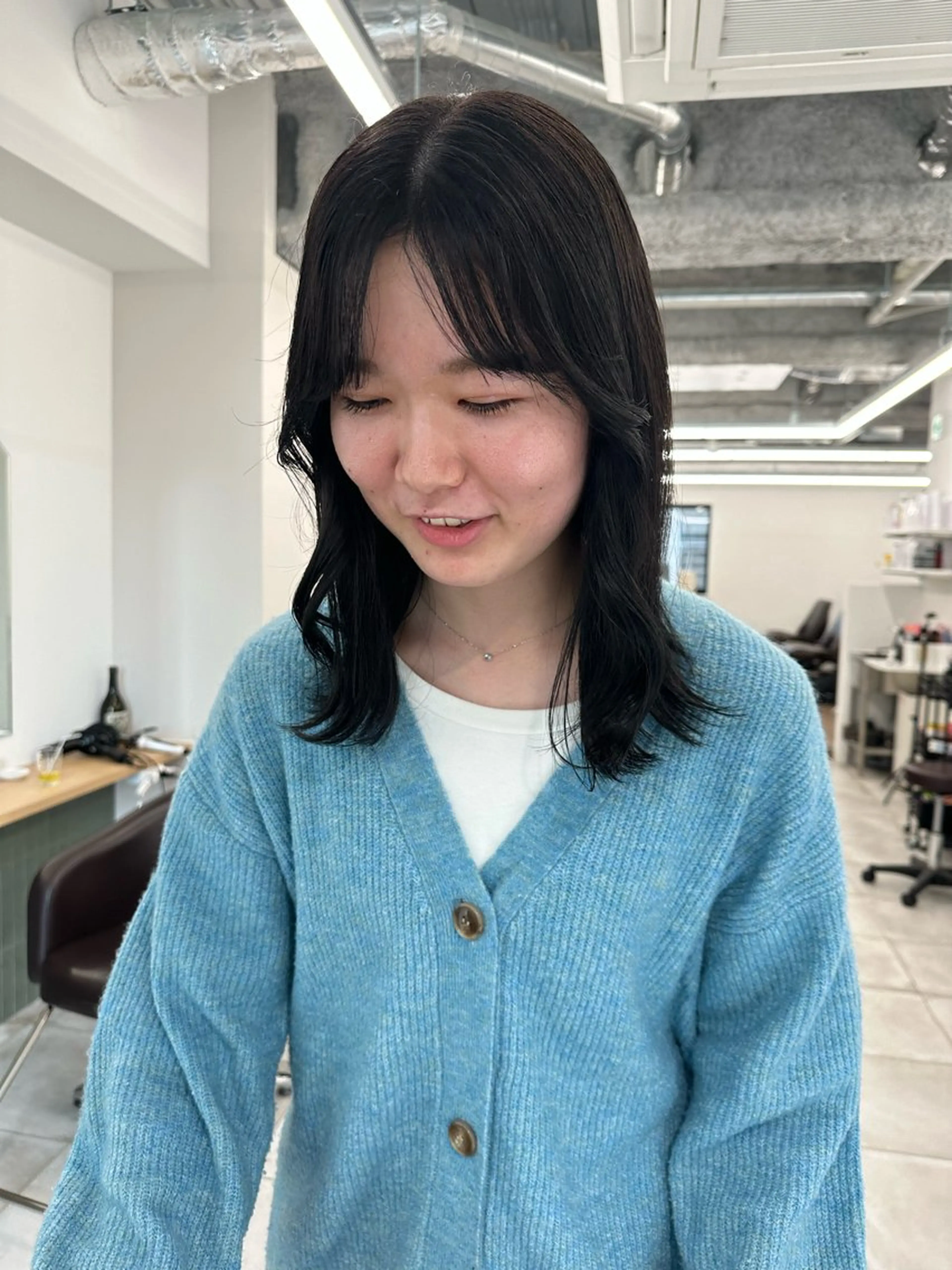 セミロング カラー キッズ オトナヘア🌸 harukaのヘアスタイル